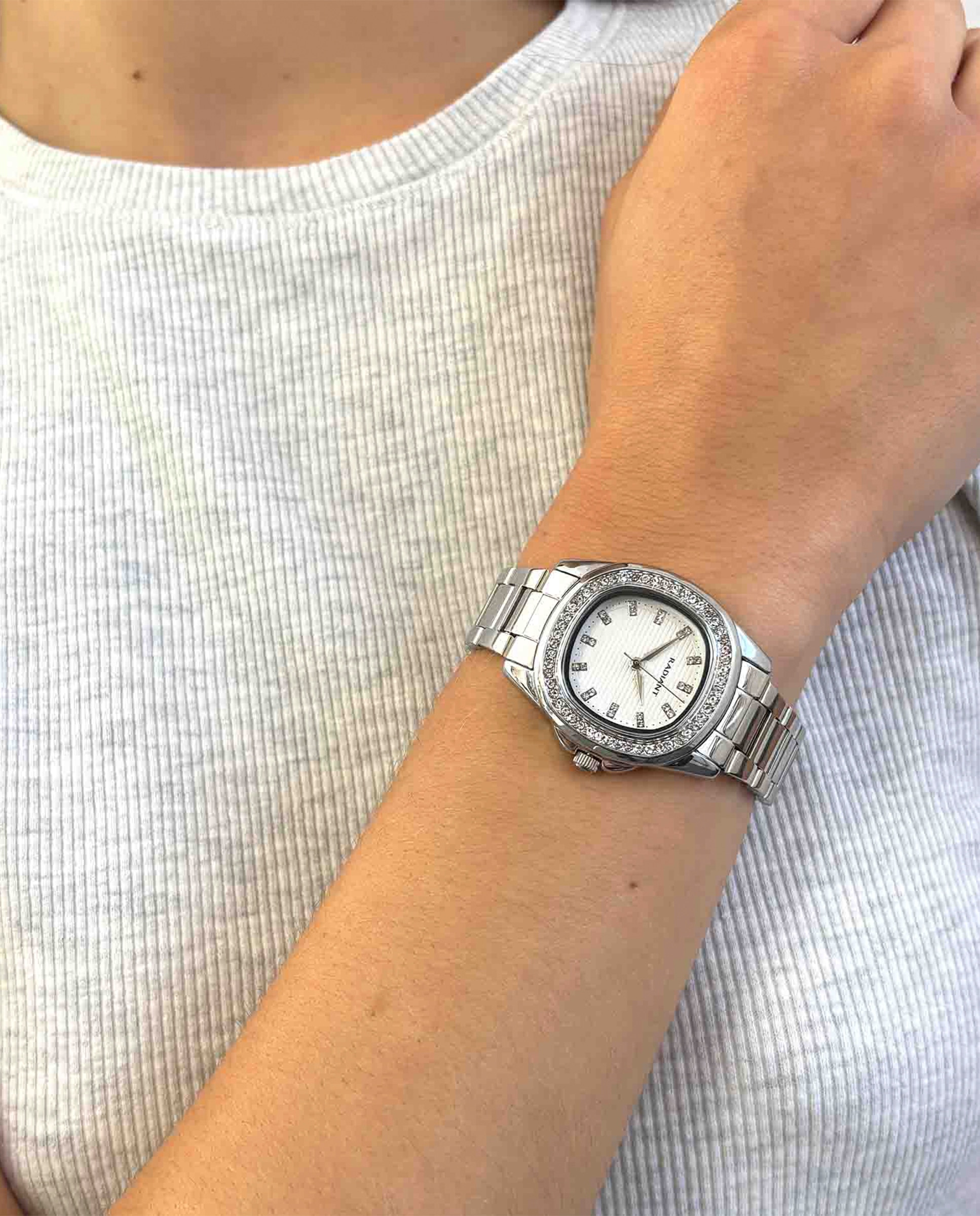 Relógio Scape Ra637201 de Aço e Bracelete Prateada/cinza Prata-4