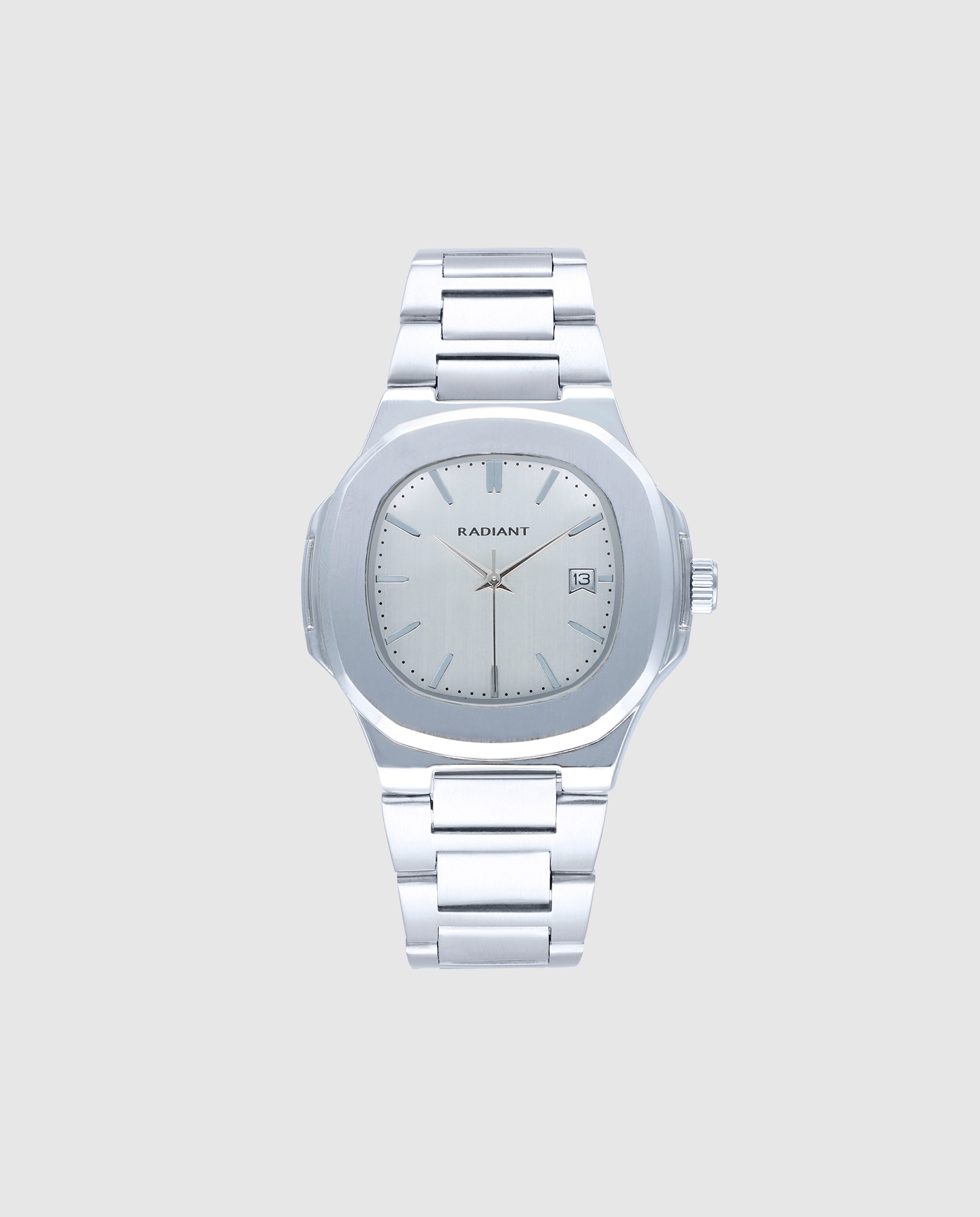 Relógio Analógico T-time Ra639201 de Aço e Bracelete Prateada em Cinzento Prata-1