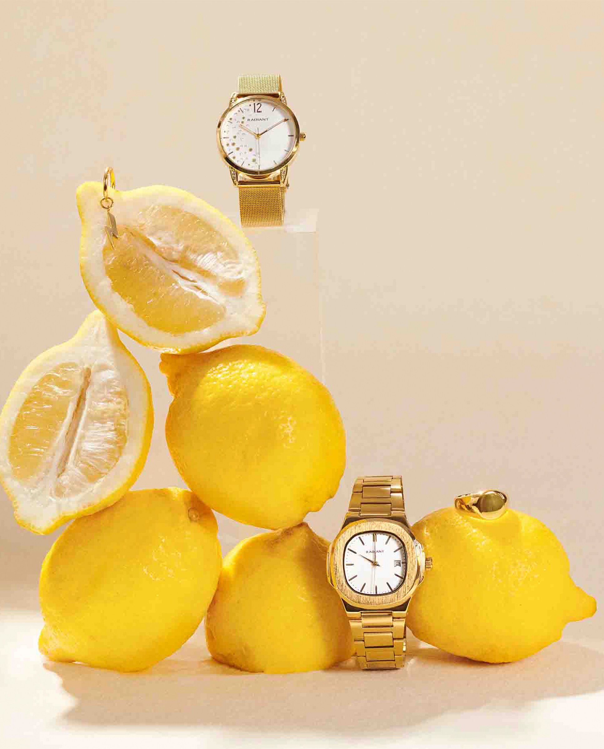 Relógio Analógico T-time Ra639203 de Aço e Bracelete Dourada Ouro-3