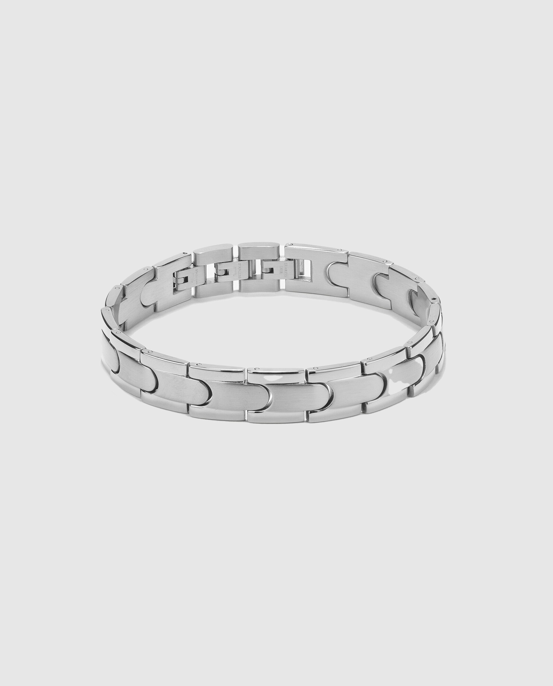 Pulseira Txema de Aço Prateada Prata-1