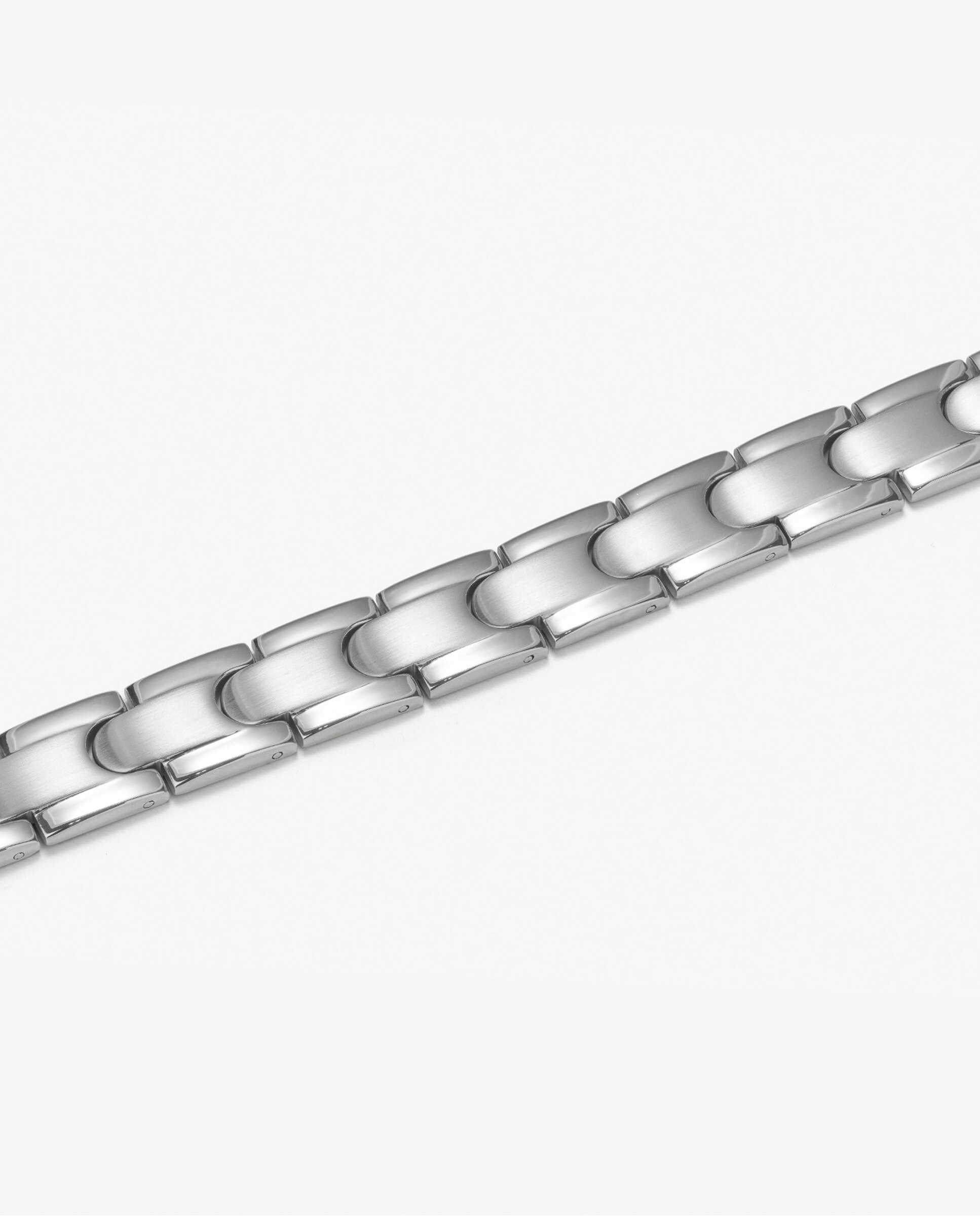 Pulseira Txema de Aço Prateada Prata-2