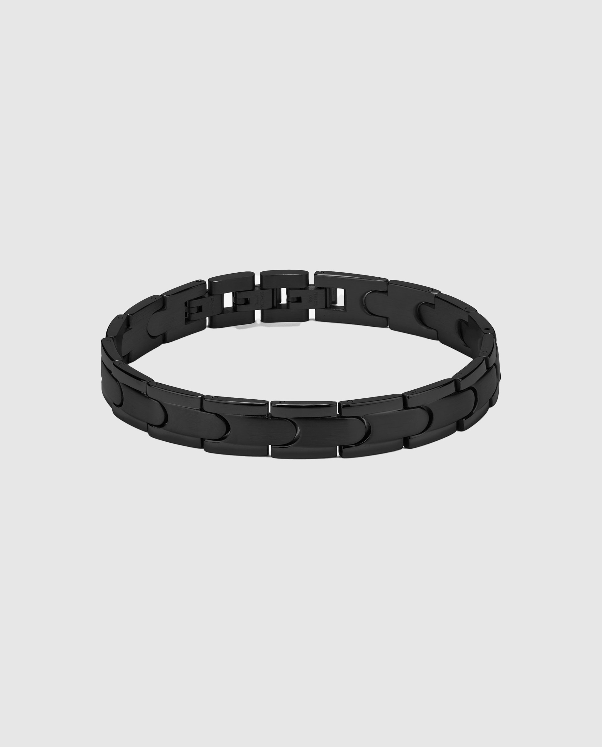 Pulseira Txema de Aço em Preto Preto-1