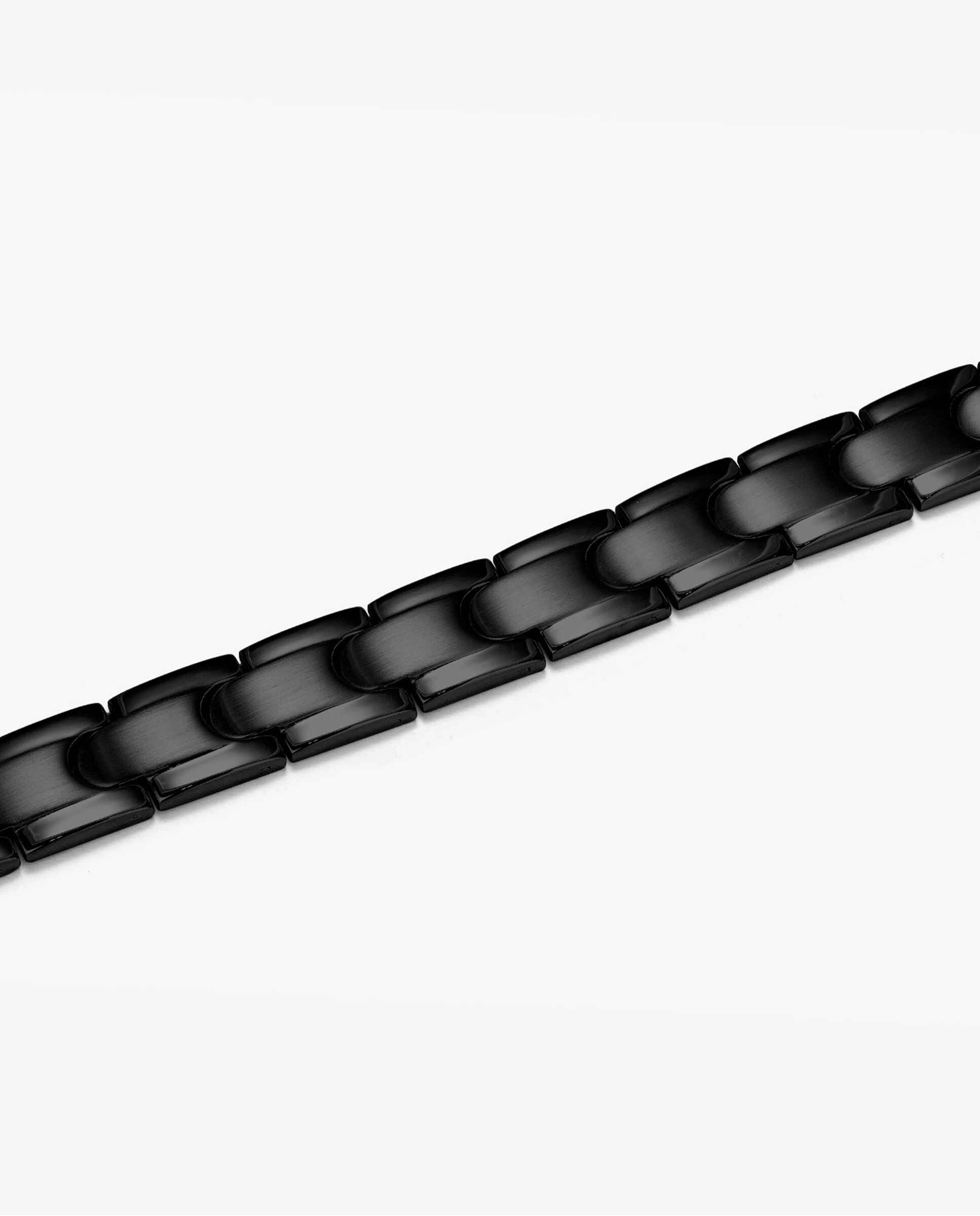 Pulseira Txema de Aço em Preto Preto-2