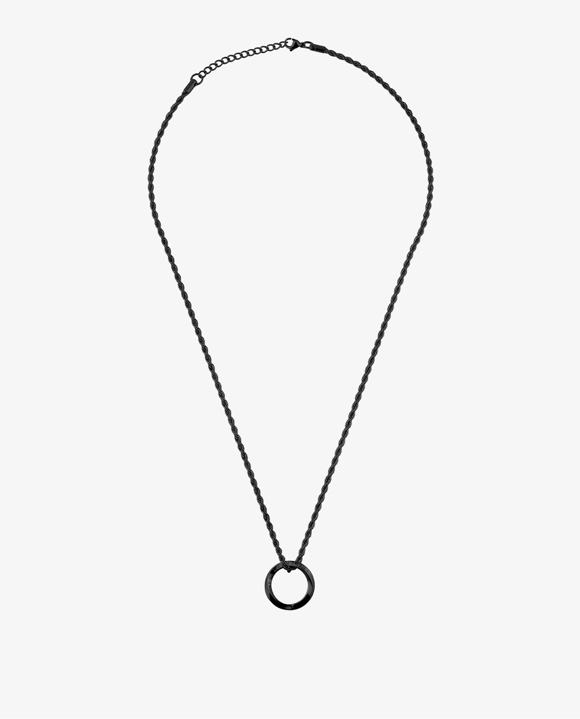 Corrente Piti de Aço em Preto Preto-2