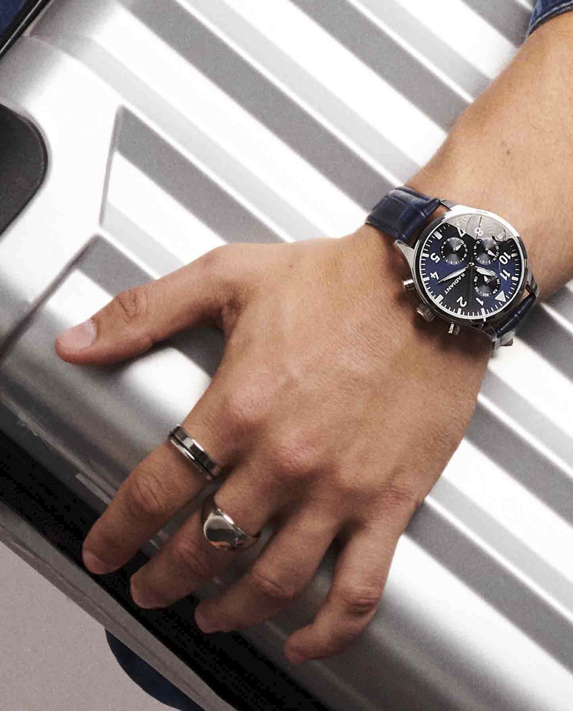 Anel Nogueiras de Aço Prateado Prata-3