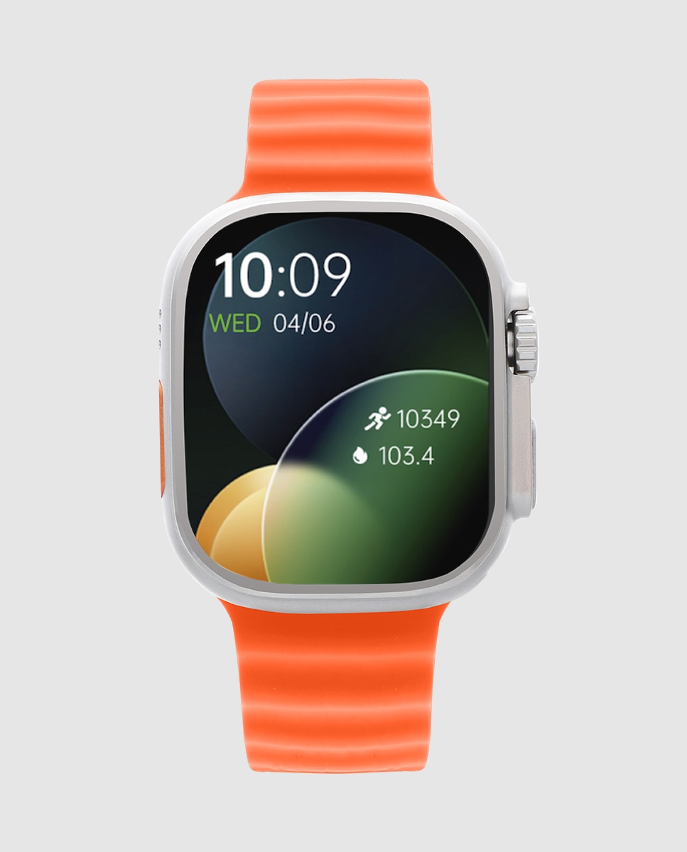 Smartwatch Hollywood Ras10903 com Funções de Saúde e Notificações Laranja-1