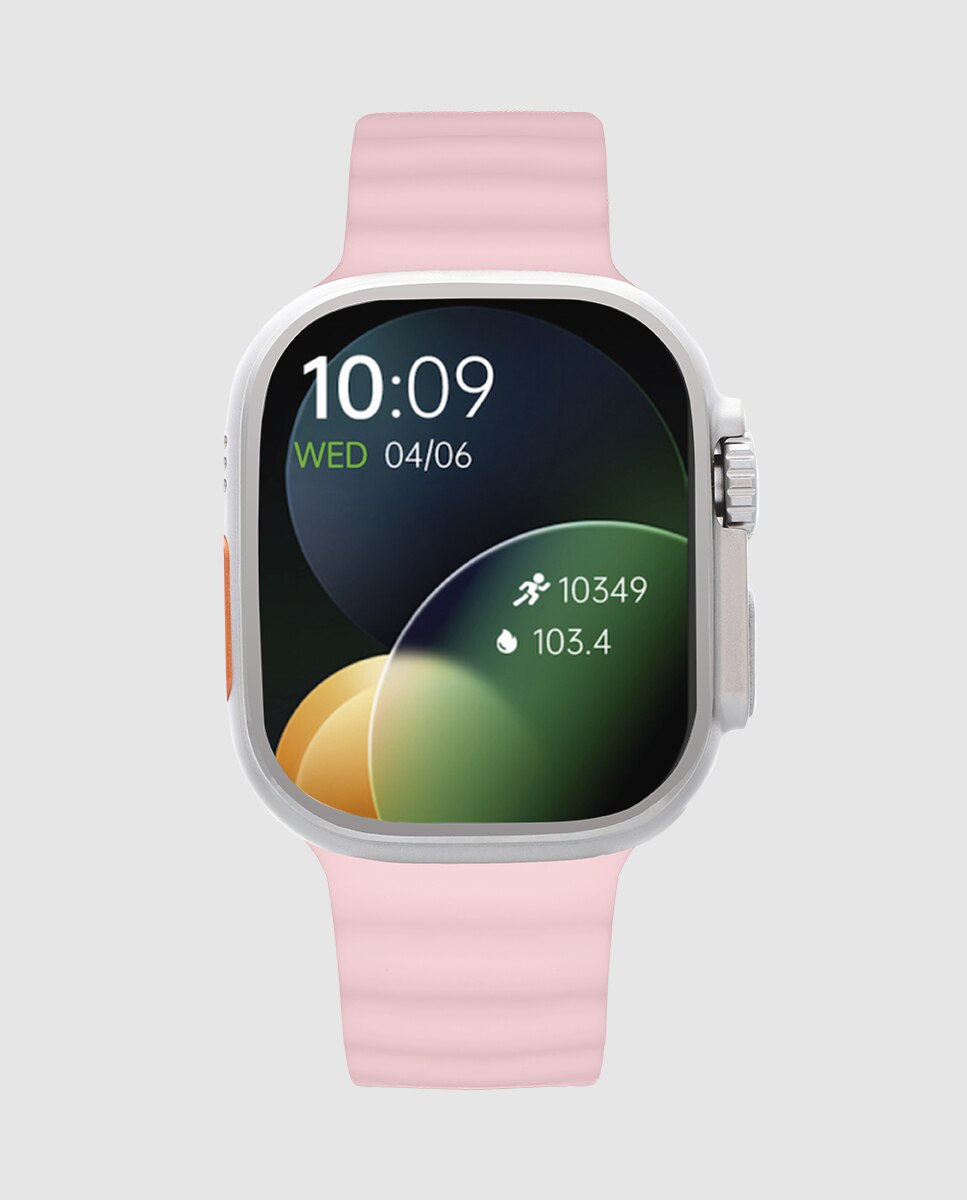 Smartwatch Hollywood Ras10906 com Funções de Saúde e Notificações Rosa-1