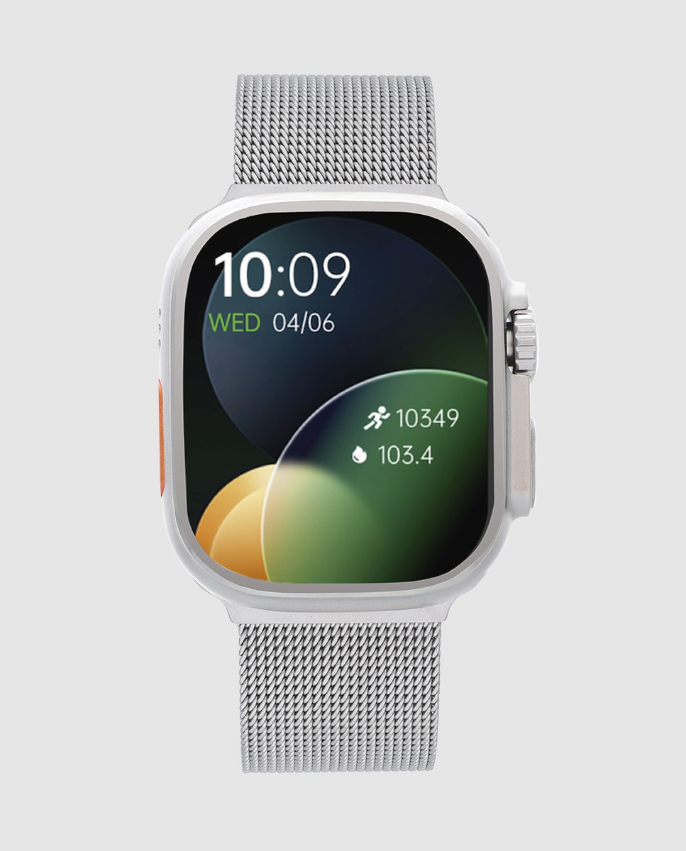 Smartwatch Hollywood Ras10912 com Funções de Saúde e Notificações Prata-1