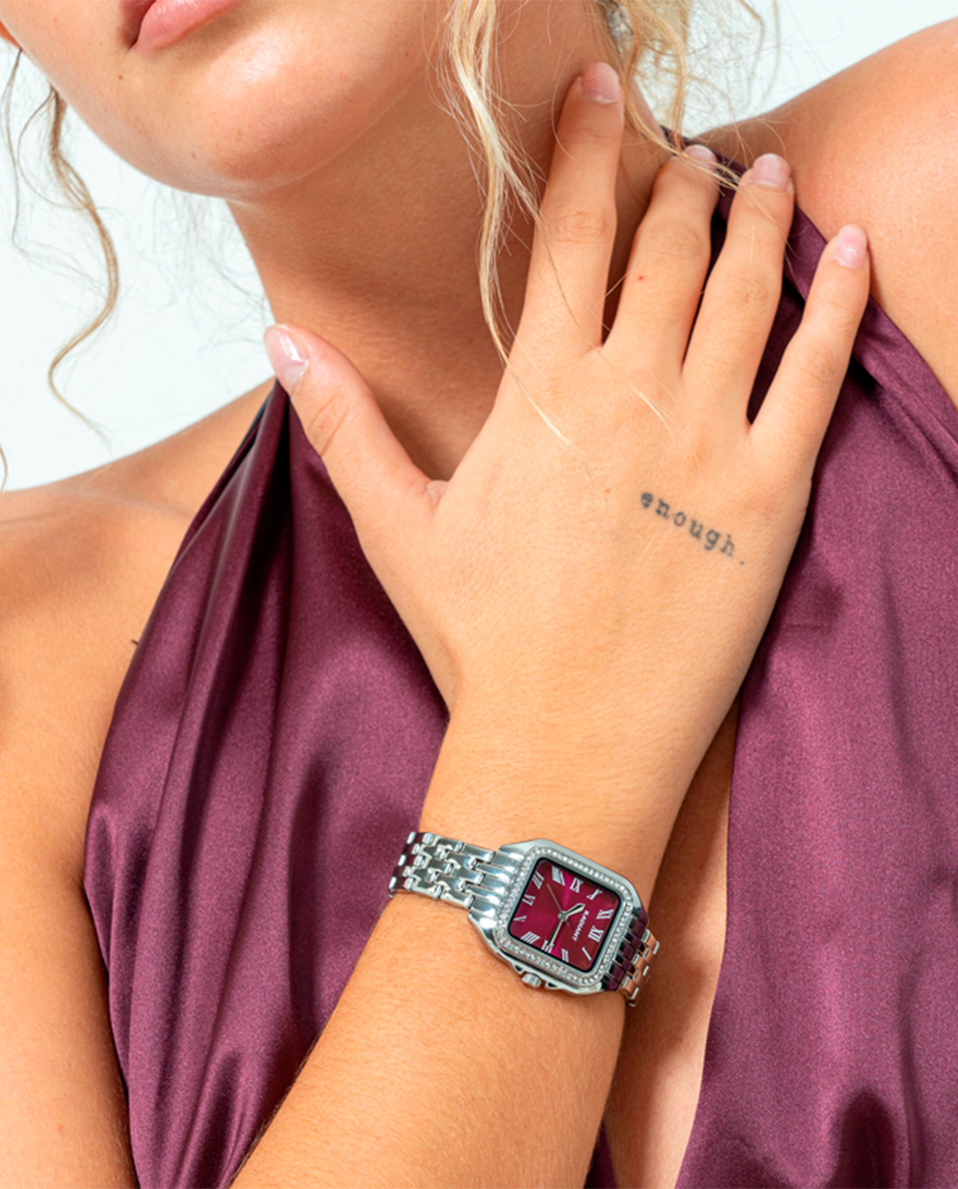 Relógio Bahamas Luxe Ra643202 de Aço e Bracelete Prateada/cinza Prata-4