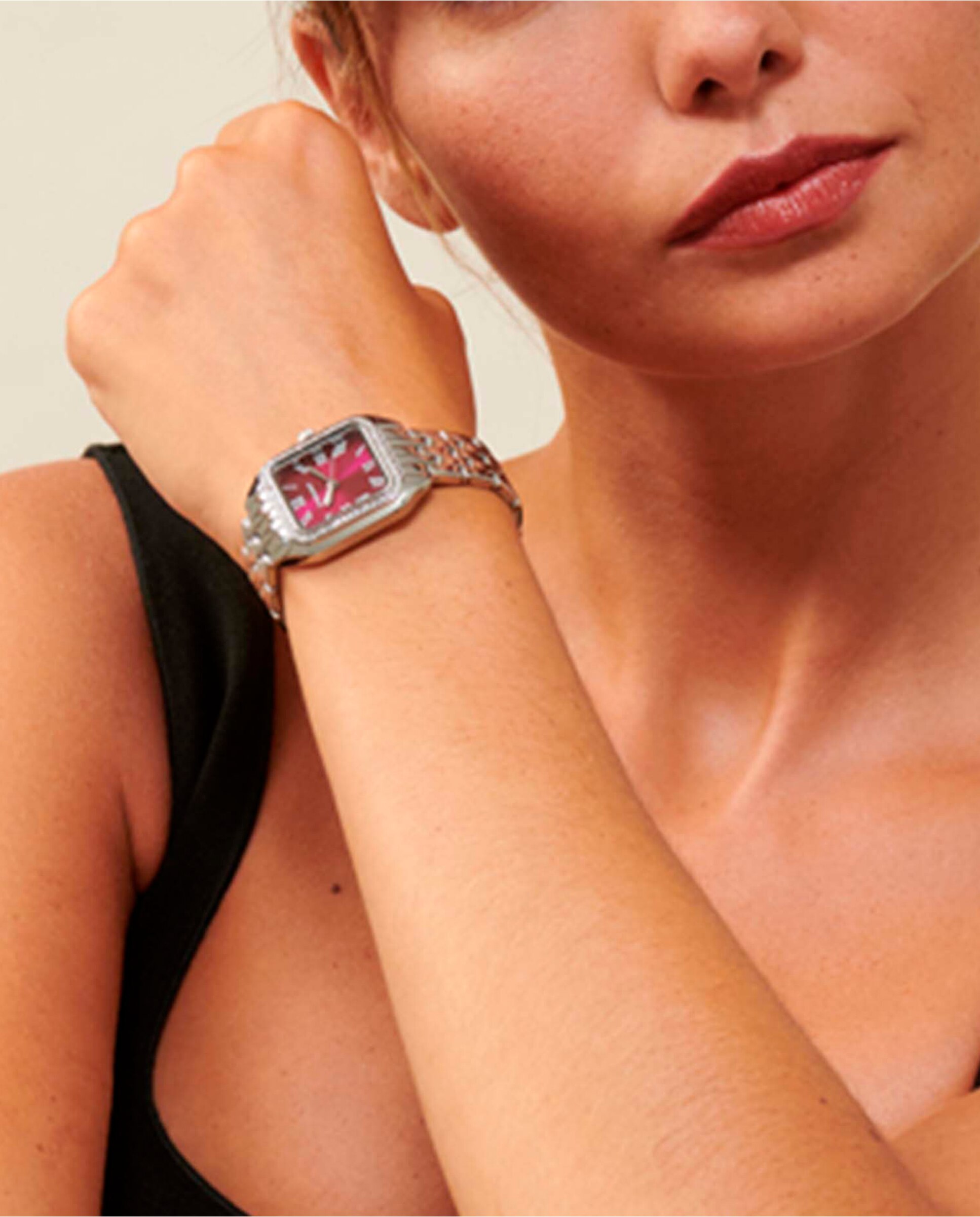 Relógio Bahamas Luxe Ra643202 de Aço e Bracelete Prateada/cinza Prata-5