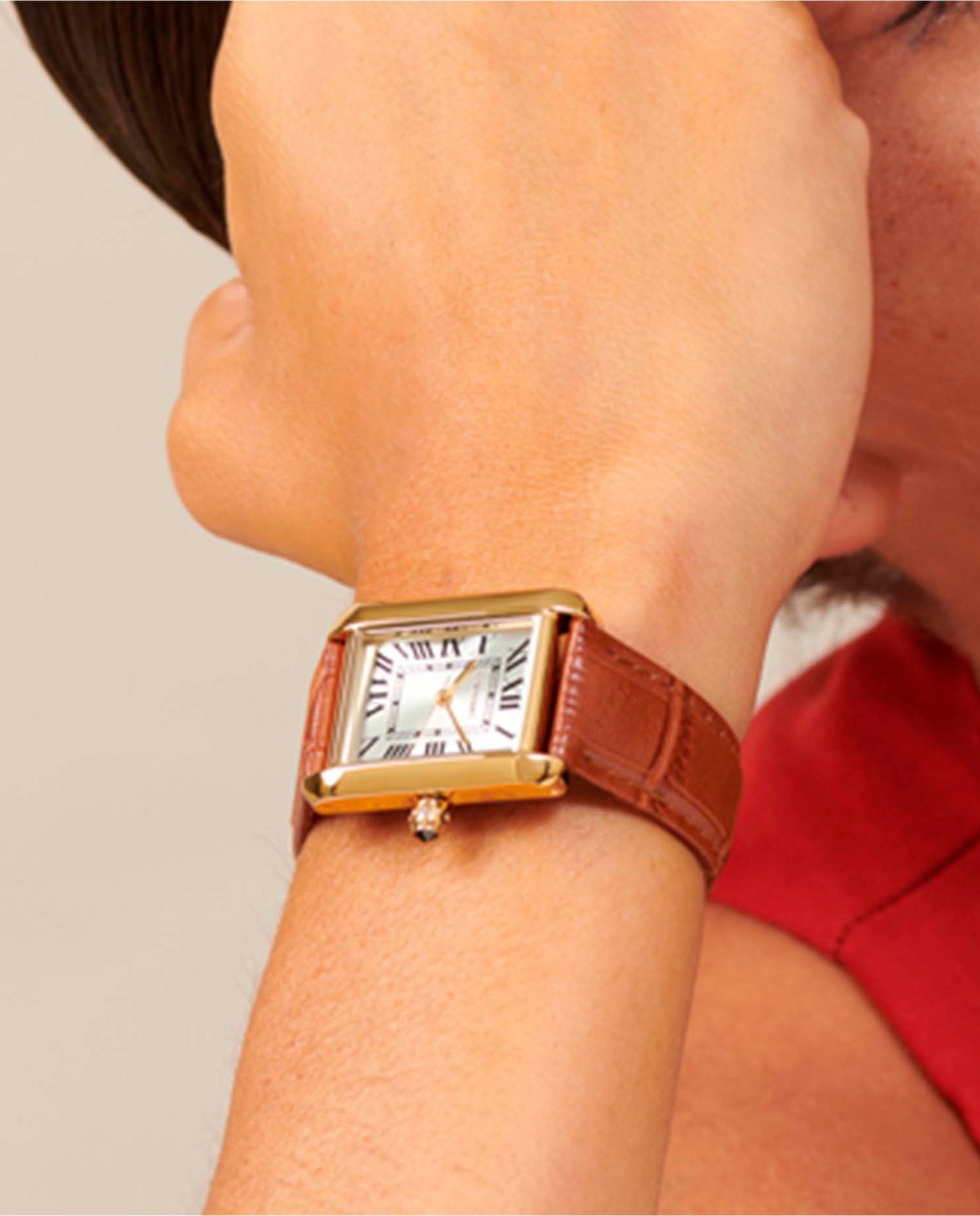 Relógio Analógico Nicole Ra644203 de Pele Sintética e Bracelete em Castanho Castanho-6