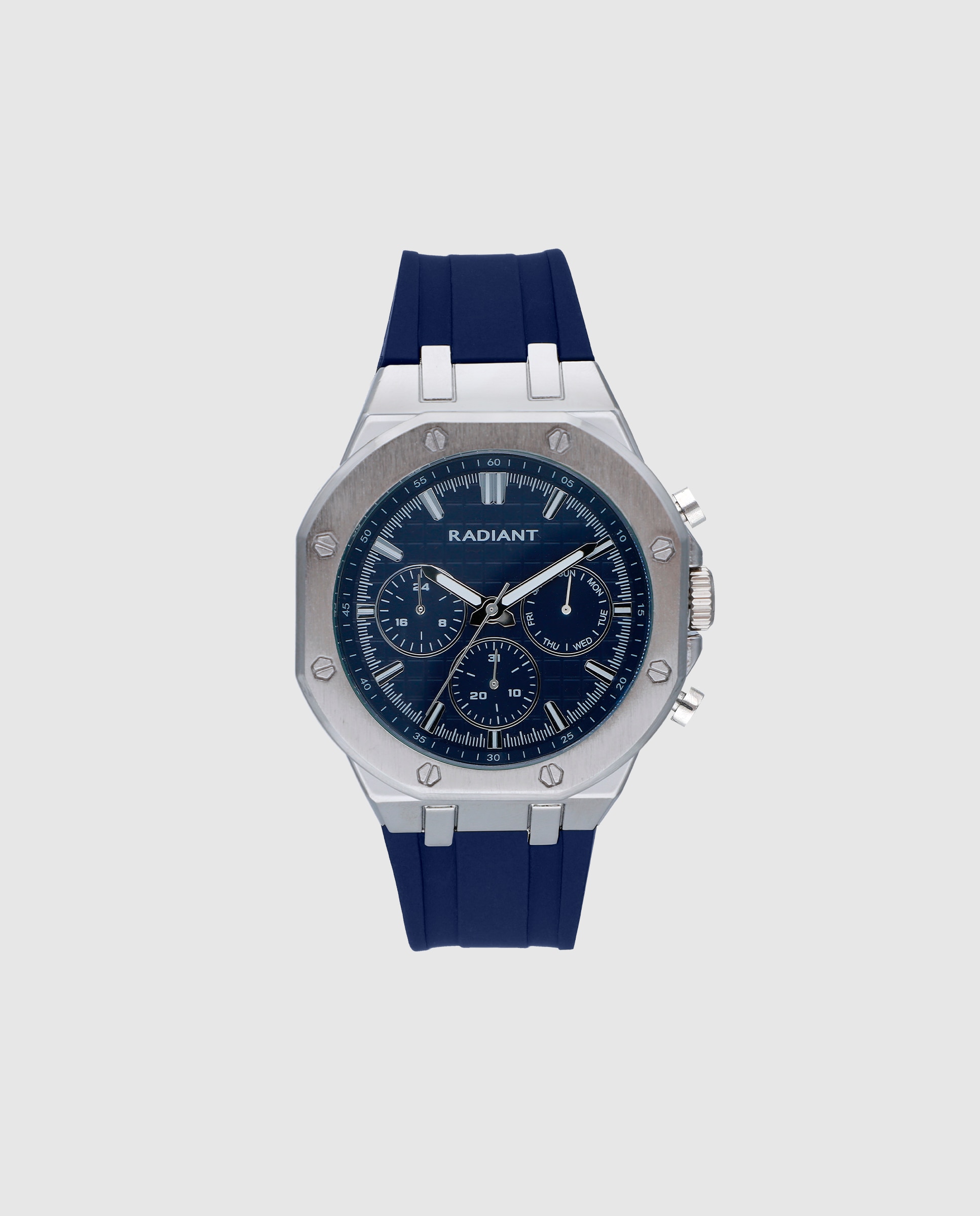 Relógio Jack Ra651706 de Silicone e Bracelete Azul Azul-1