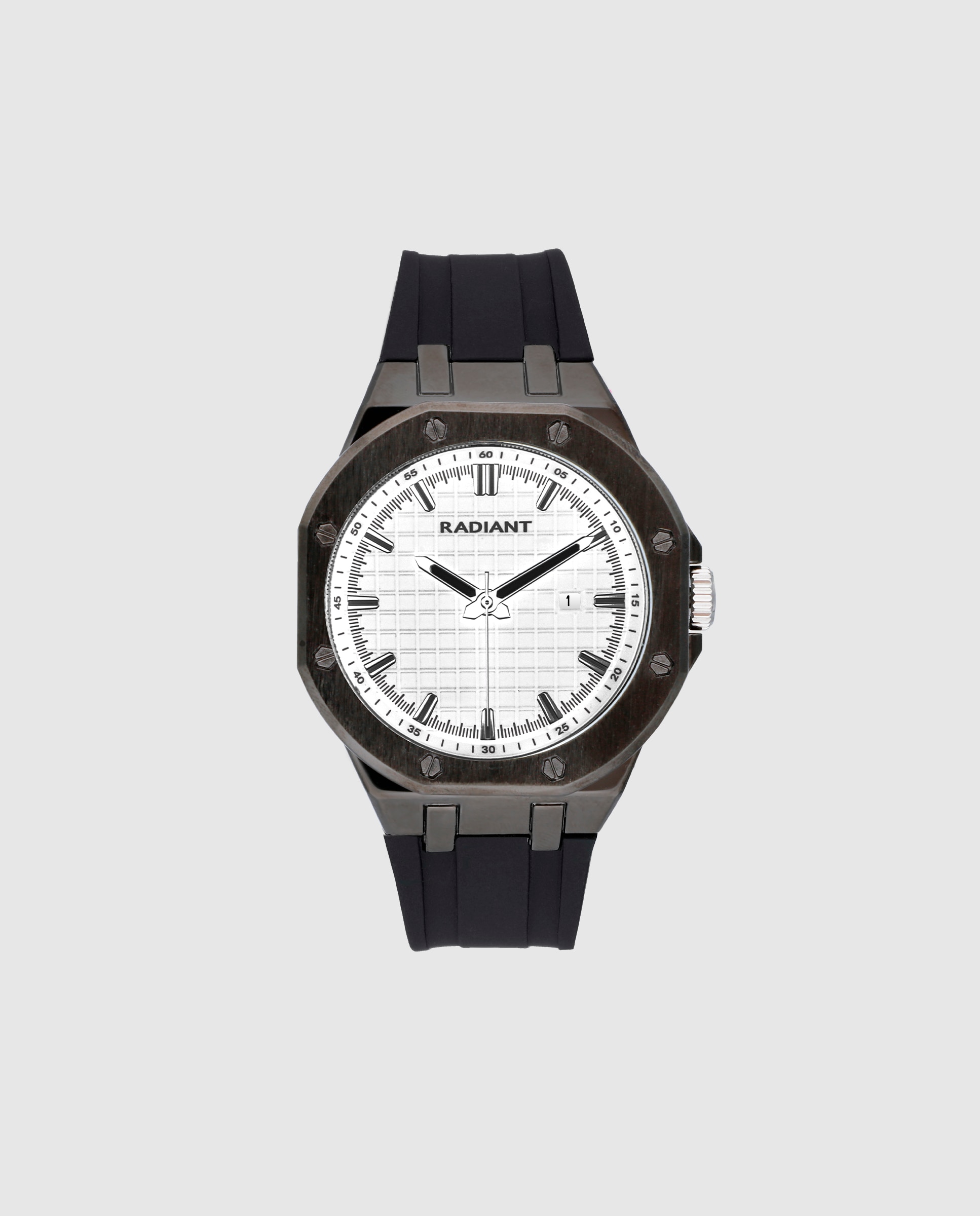 Relógio Leonardo Ra652201 de Silicone e Bracelete em Preto Preto-1