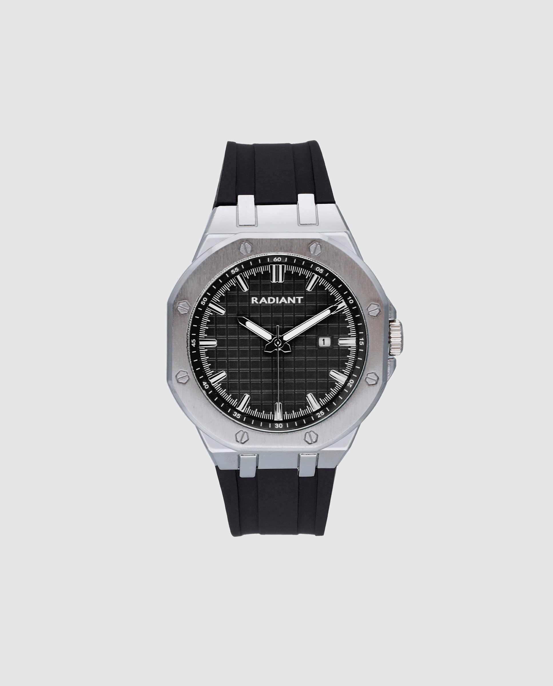 Relógio Leonardo Ra652202 de Silicone e Correia em Preto Preto-1