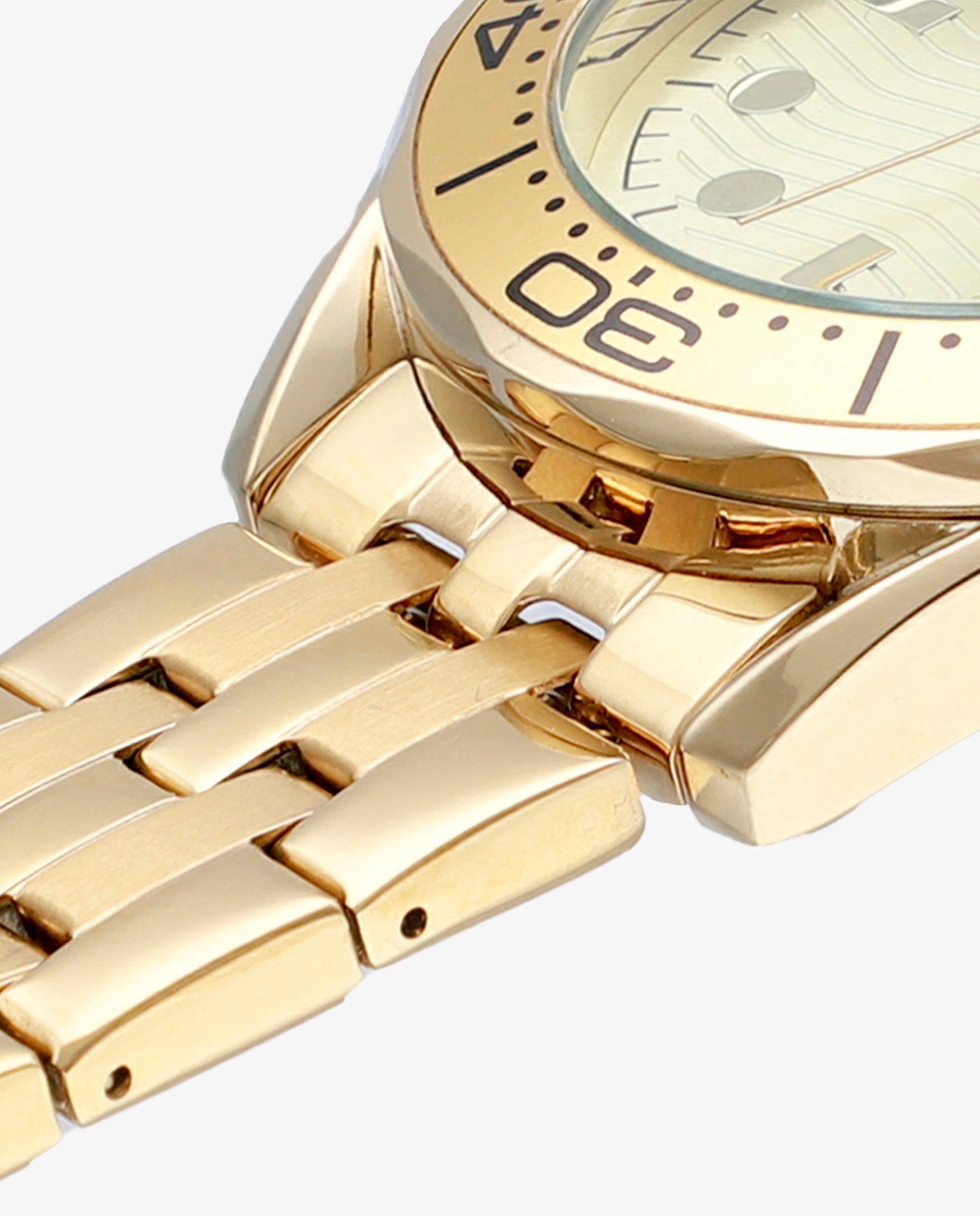 Relógio Chris Ra653204 de Aço e Bracelete Dourada Ouro-3