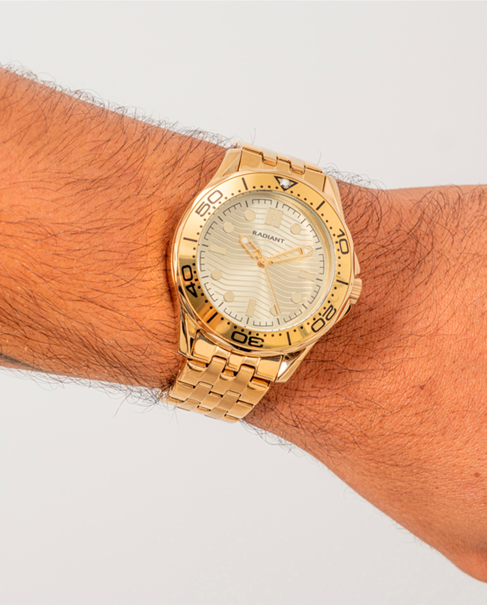 Relógio Chris Ra653204 de Aço e Bracelete Dourada Ouro-5