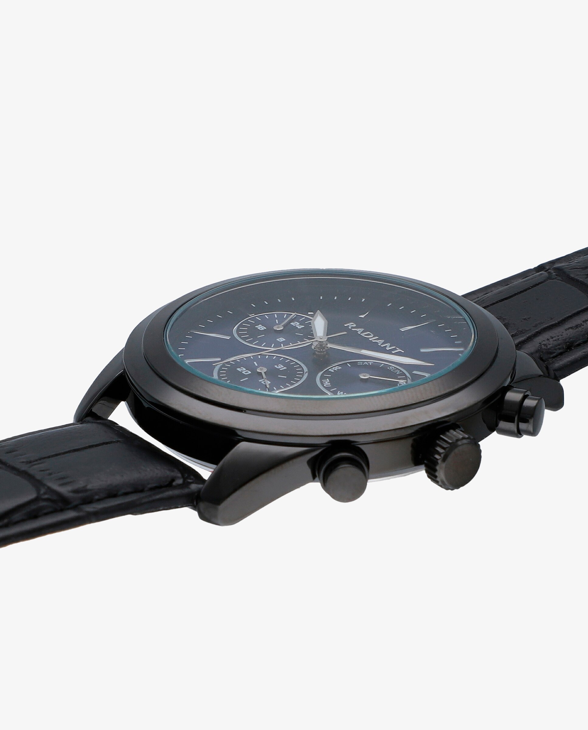 Relógio Harry Ra656701 de Pele Sintética e Bracelete em Preto Preto-2