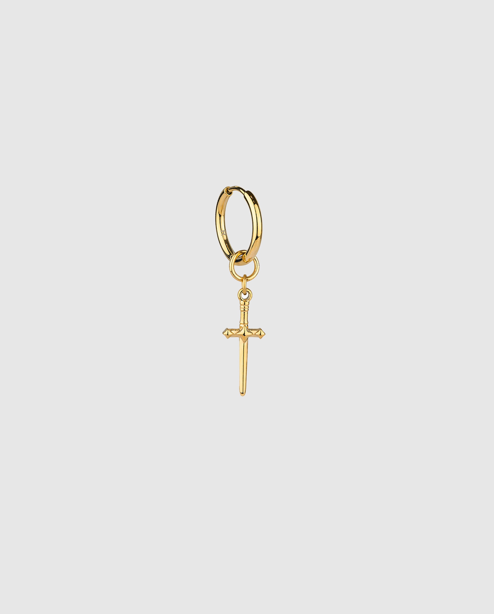 Brincos Pirate de Aço em Dourado Ouro-1