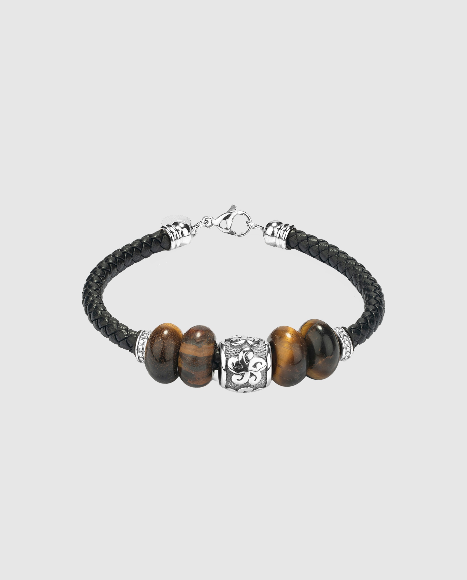 Pulseira Pirate de Aço Prateada Prata-1