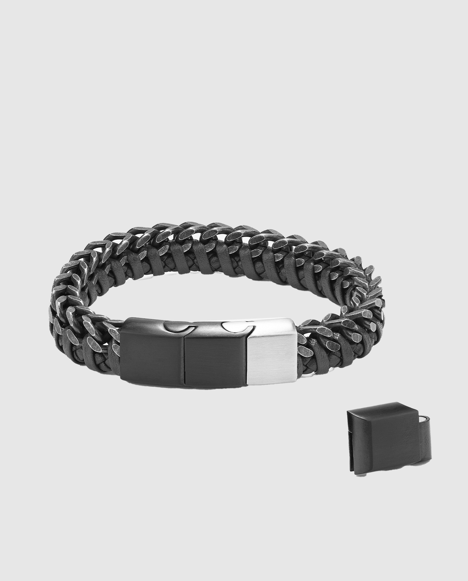 Pulseira Nature de Aço Prateada Prata-1