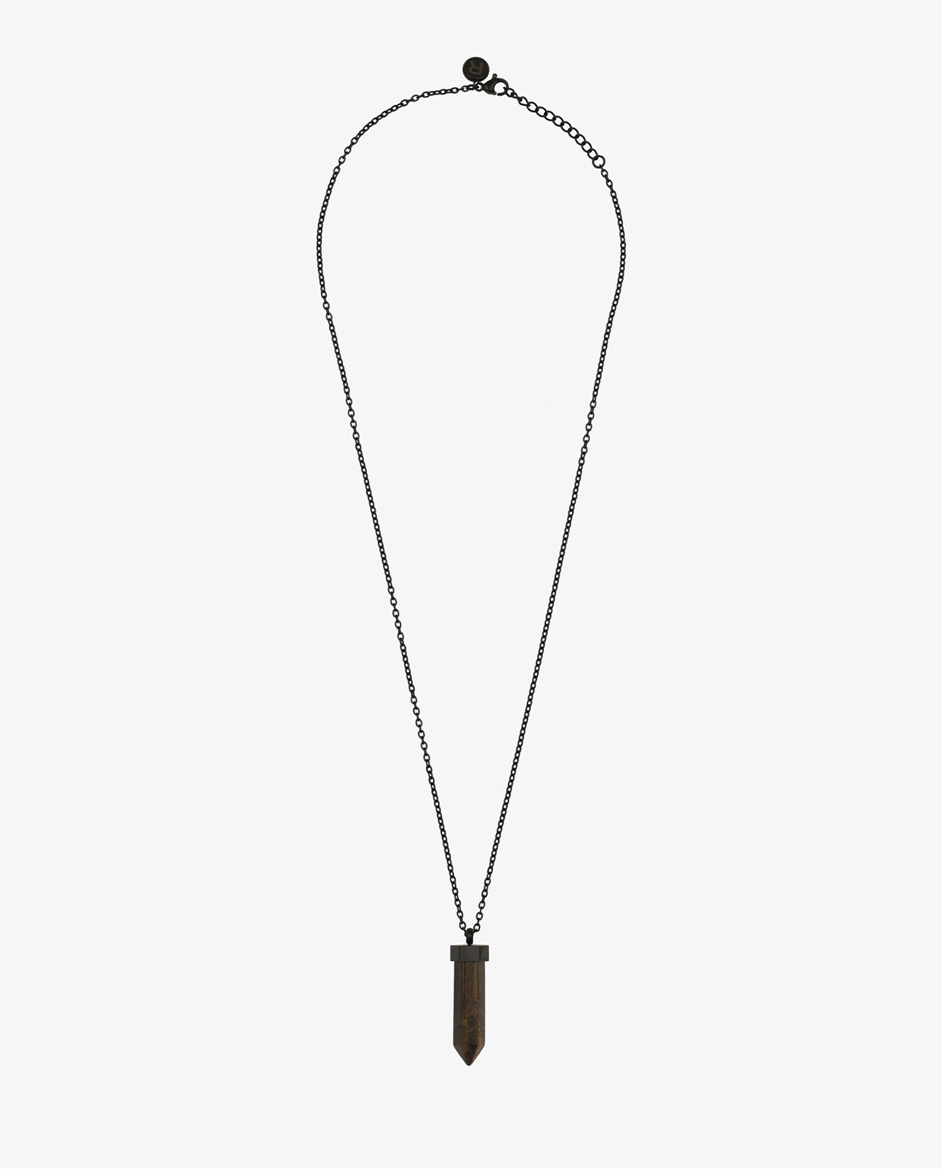 Colar Hunter de Aço em Preto Preto-2