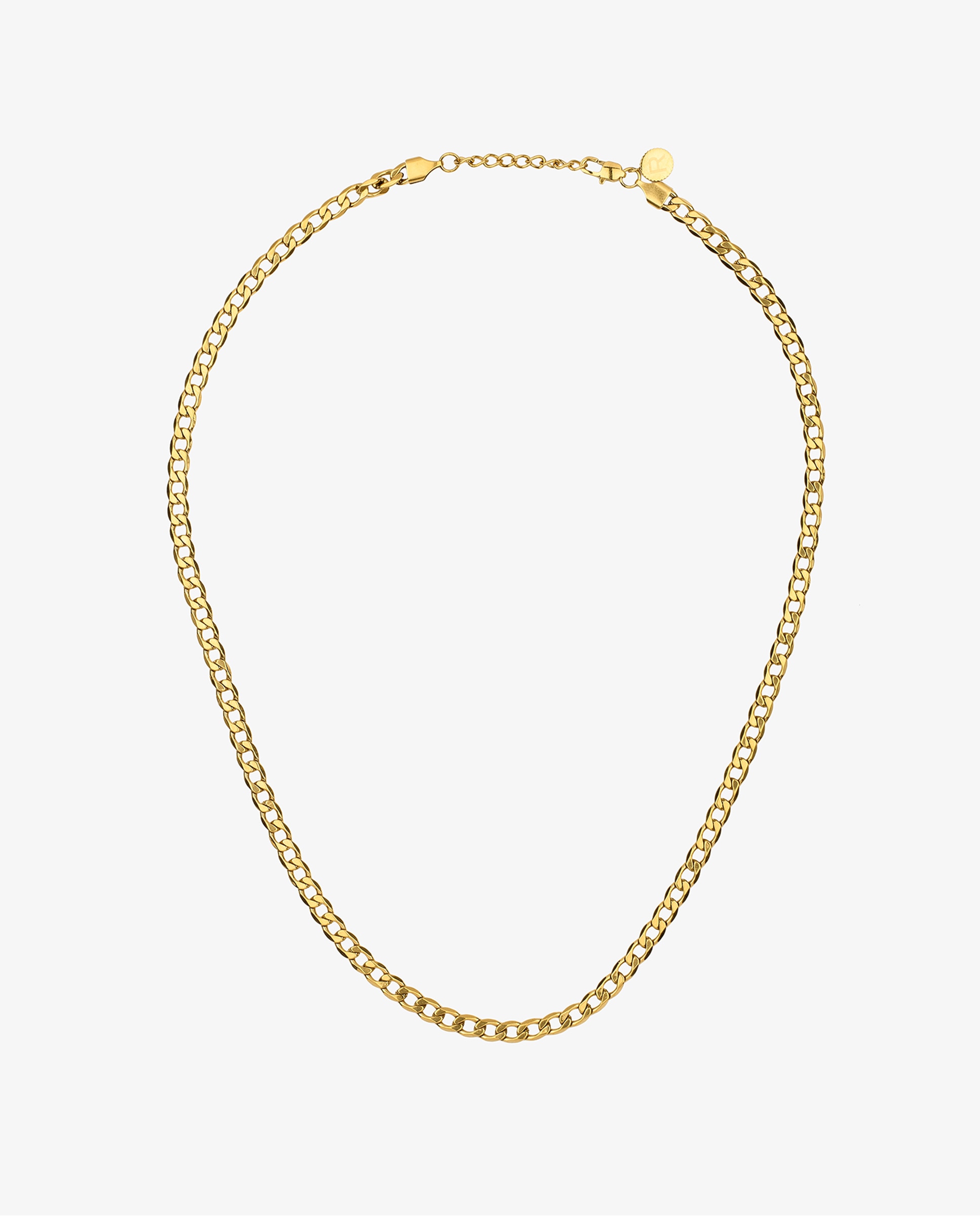 Corrente Padlock de Aço Dourado Ouro-2