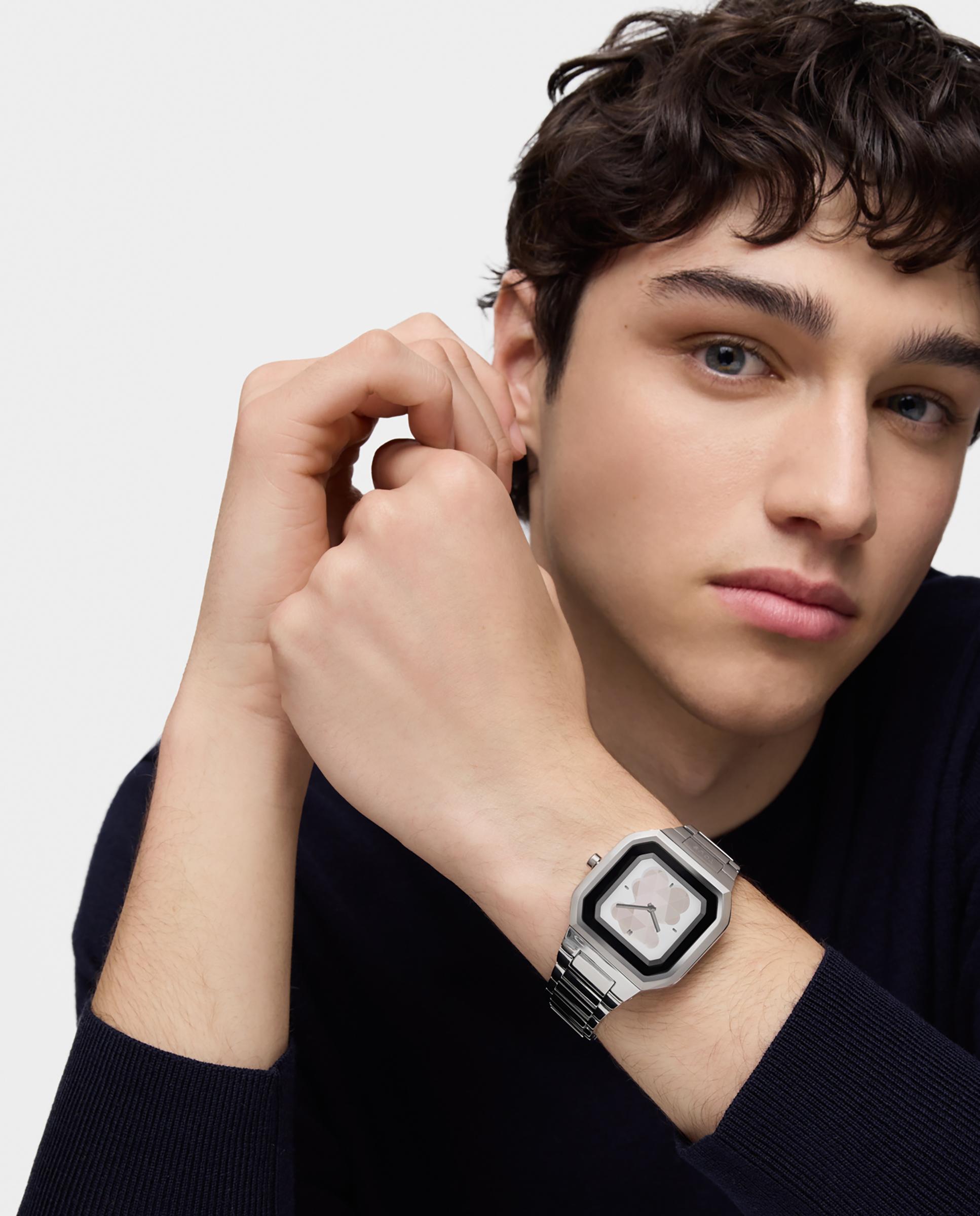 Smartwatch B-connect com Bracelete de Aço Prata-5