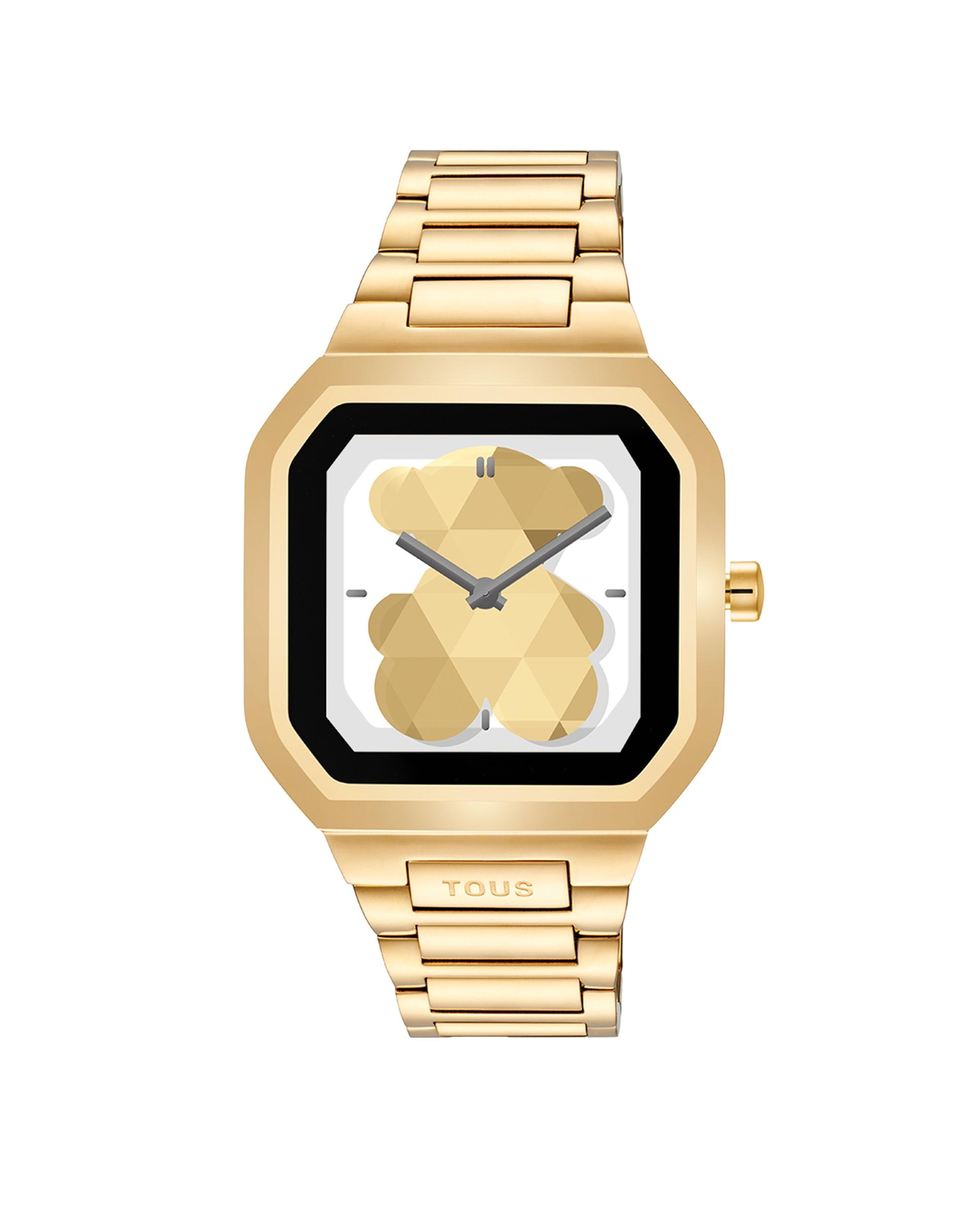Imagem 0 de Smartwatch B-connect com Bracelete de Aço em Dourado