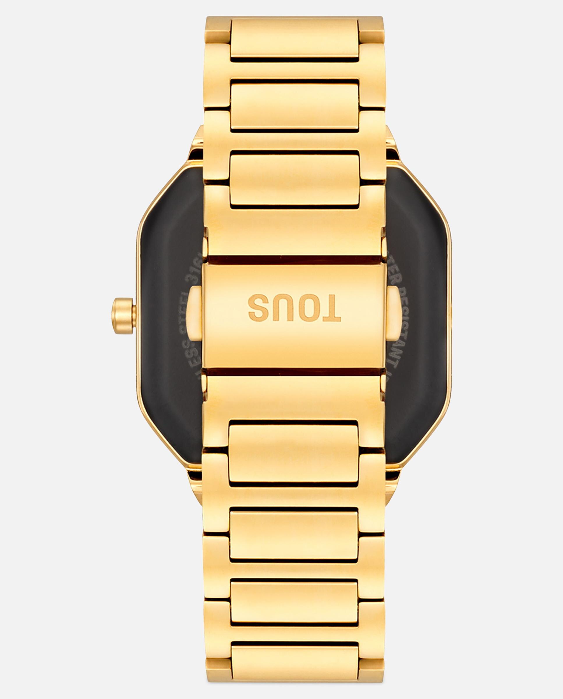 Smartwatch B-connect com Bracelete de Aço em Dourado Dourado-3