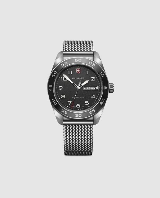 Imagem 0 de Relógio Swiss Army V242043 de Aço e Pulseira em Preto