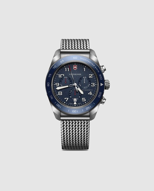 Imagem 0 de Relógio Swiss Army V242049 de Aço e Pulseira Prateada
