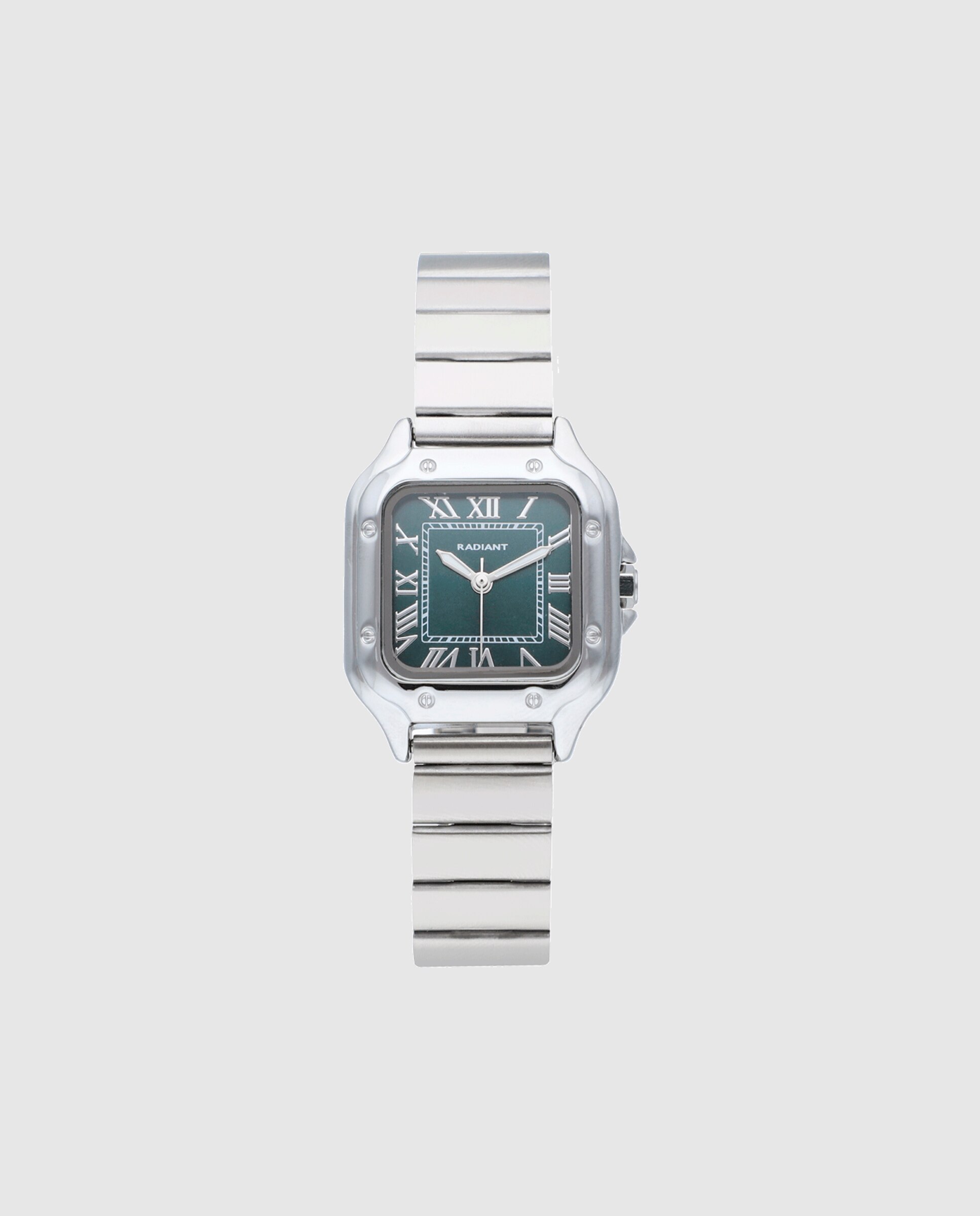 Relógio Chris Her Ra661201 de Aço e Bracelete Prateada/cinza Prata-1