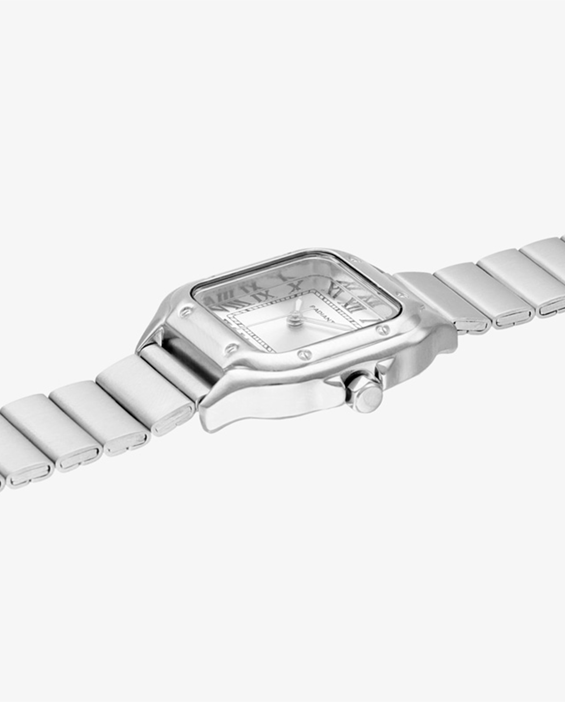 Relógio Analógico Chris Her Ra661203 de Aço e Bracelete Prateada em Cinzento Prata-3