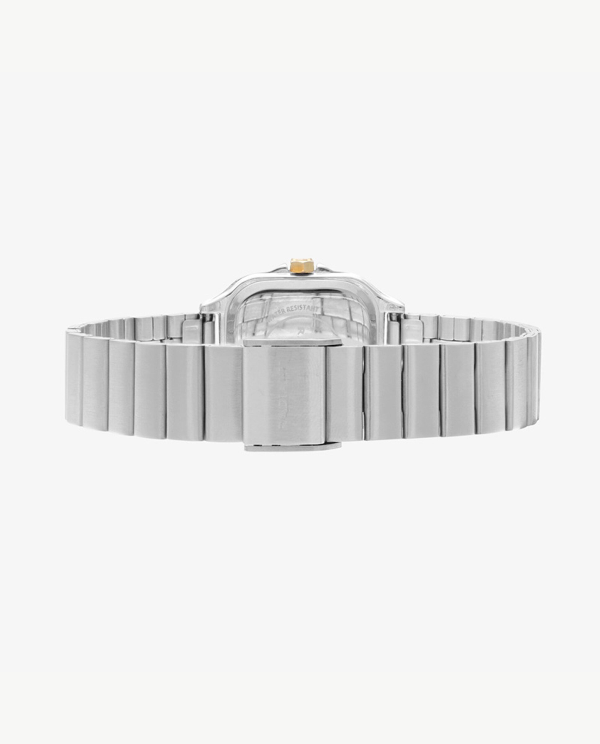 Relógio Analógico Chris Her Ra661204 de Aço e Bracelete Prateada em Cinzento Prata-5