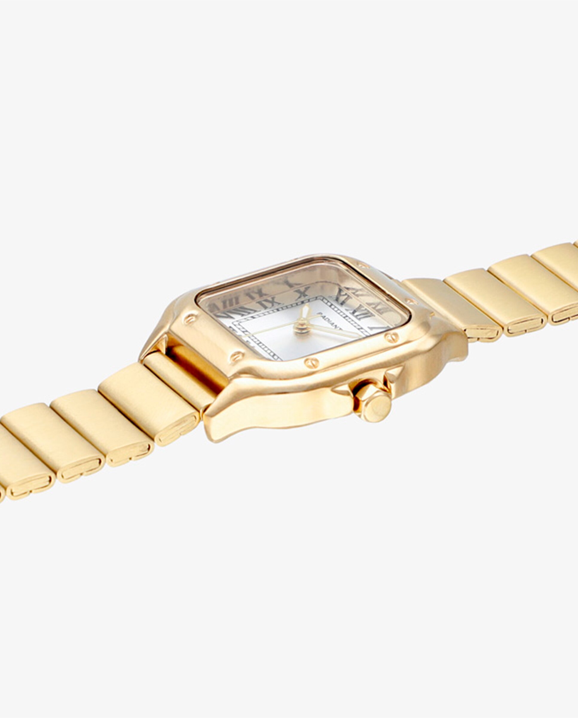 Relógio Analógico Chris Her Ra661205 de Aço e Bracelete Dourada Ouro-3