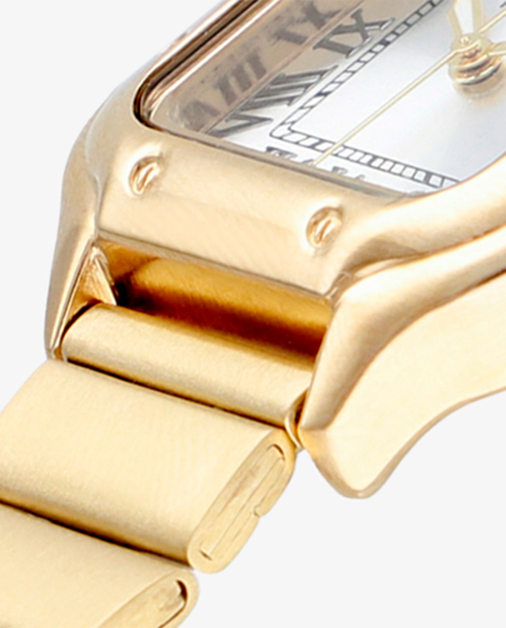 Relógio Analógico Chris Her Ra661205 de Aço e Bracelete Dourada Ouro-4