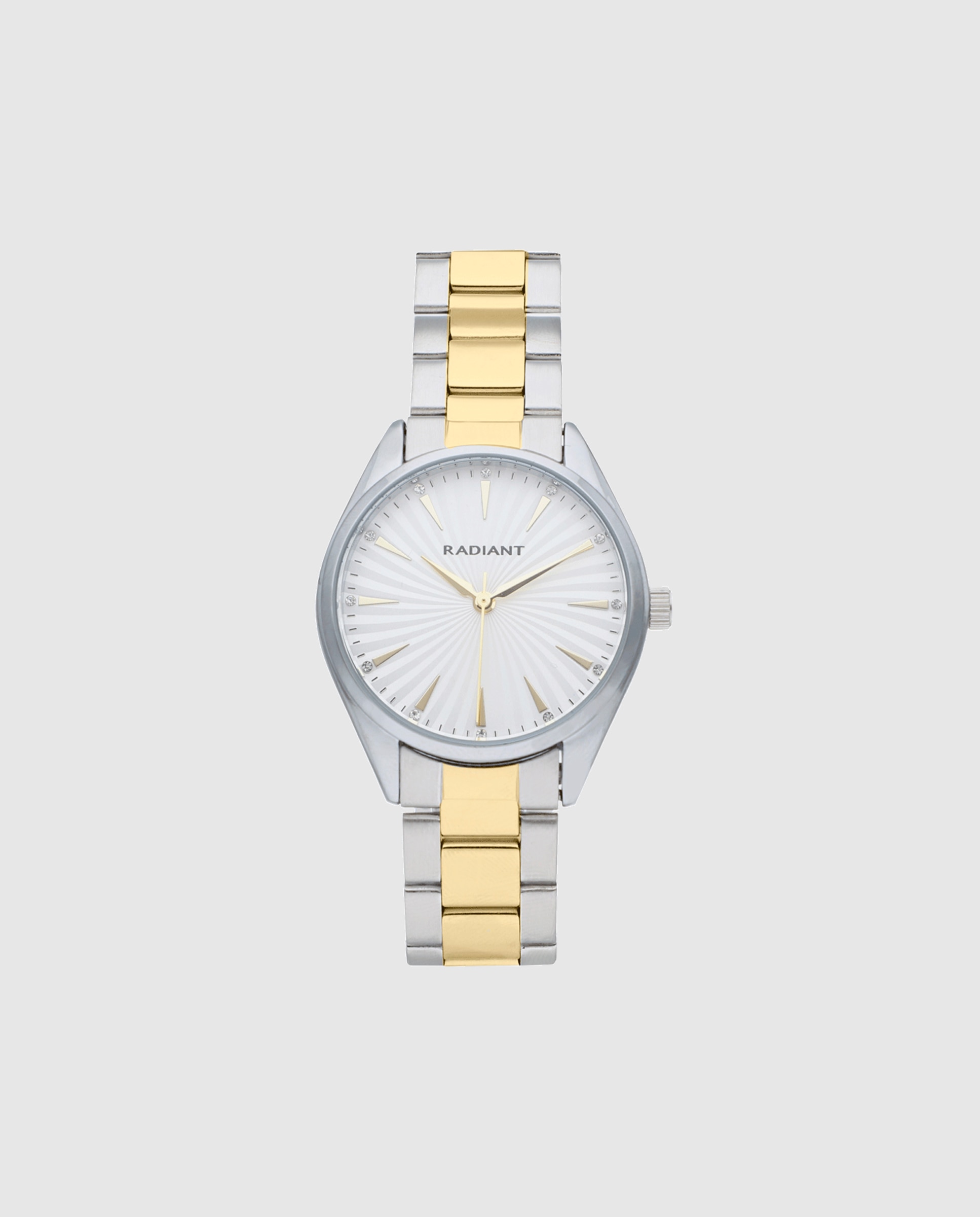 Relógio Analógico Loren Ra662202 de Aço e Bracelete Bicolor em Ouro Ouro / Prata-1