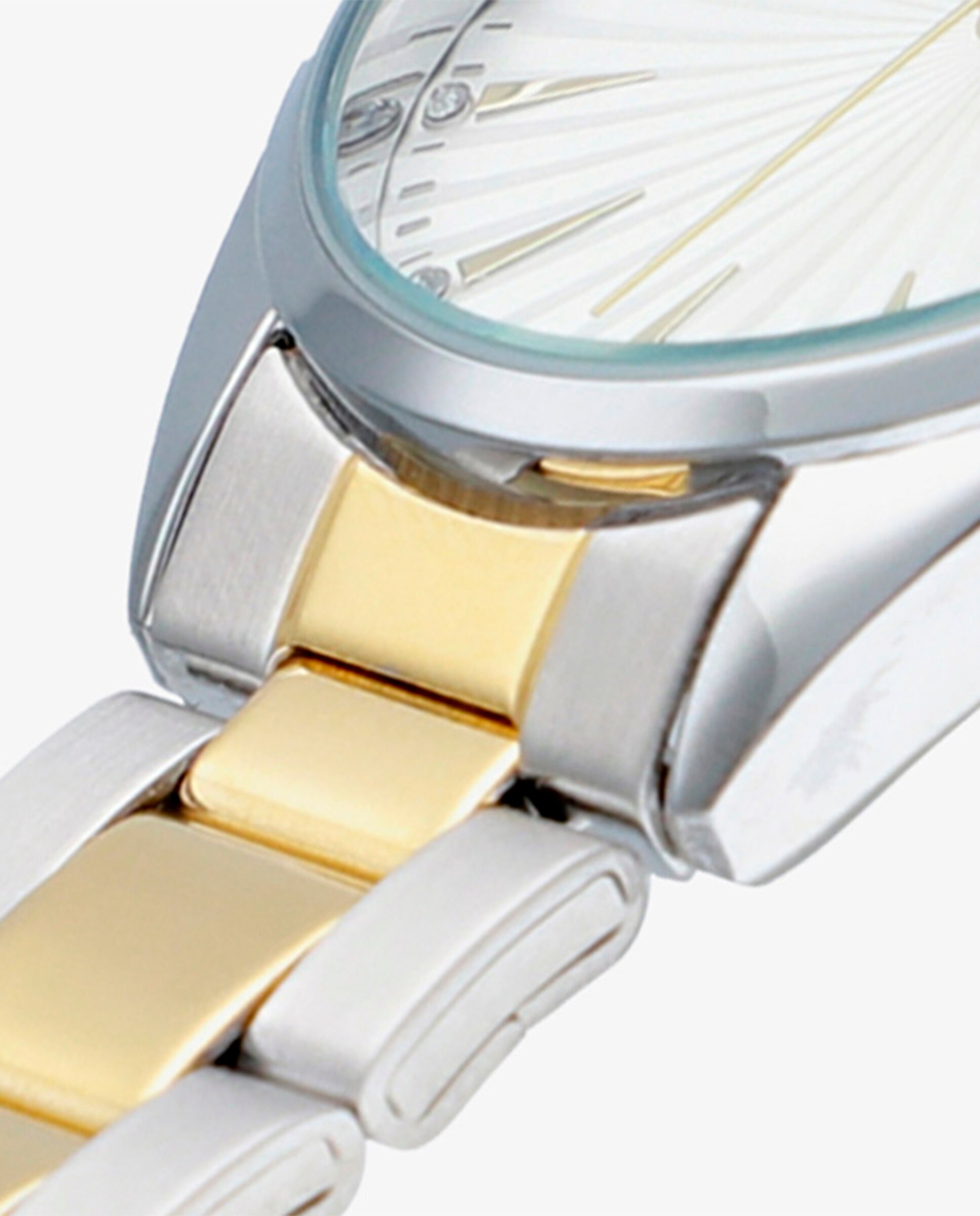 Relógio Analógico Loren Ra662202 de Aço e Bracelete Bicolor em Ouro Ouro / Prata-4