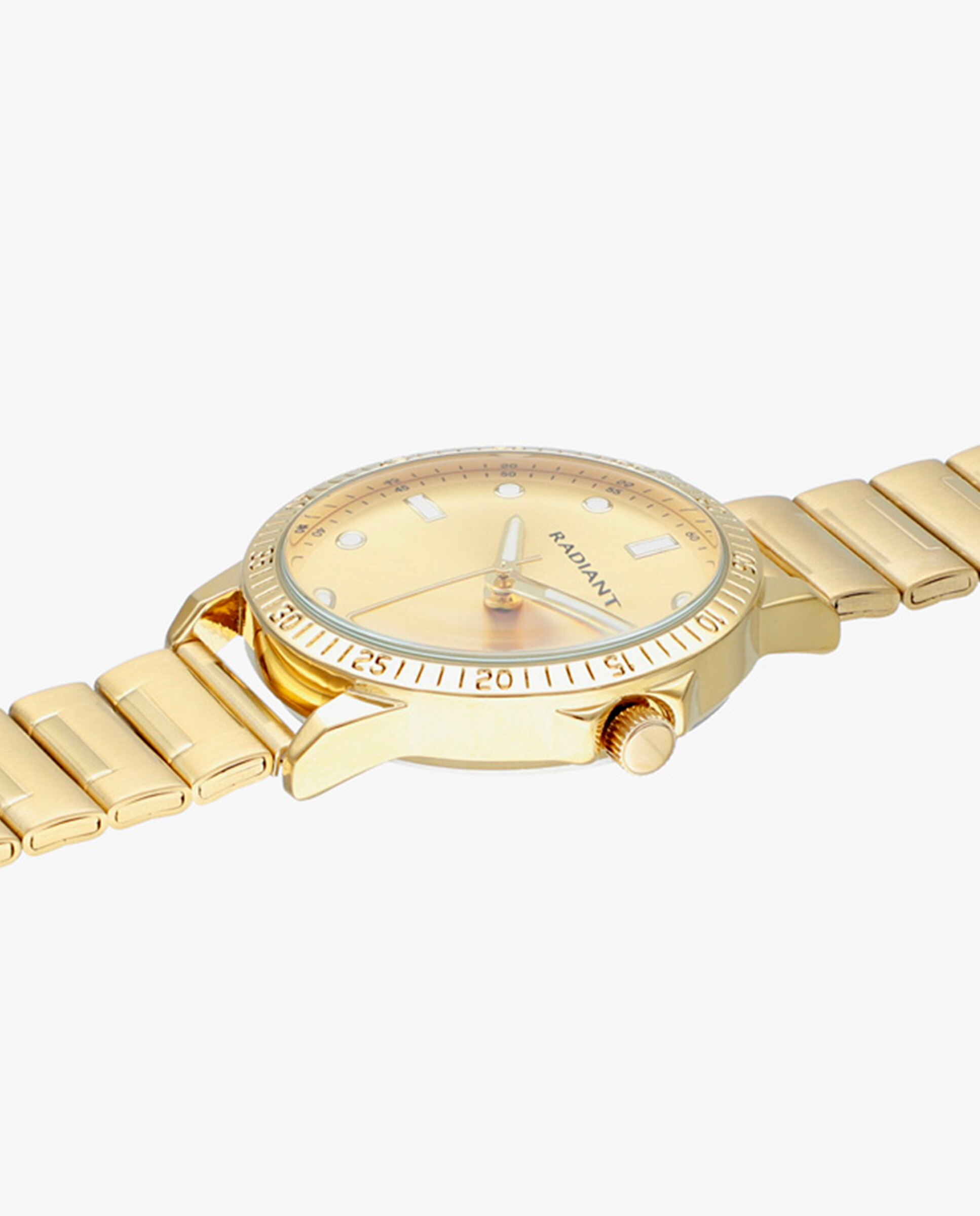 Relógio Ornella Ra663202 de Aço e Bracelete Dourada Ouro-3