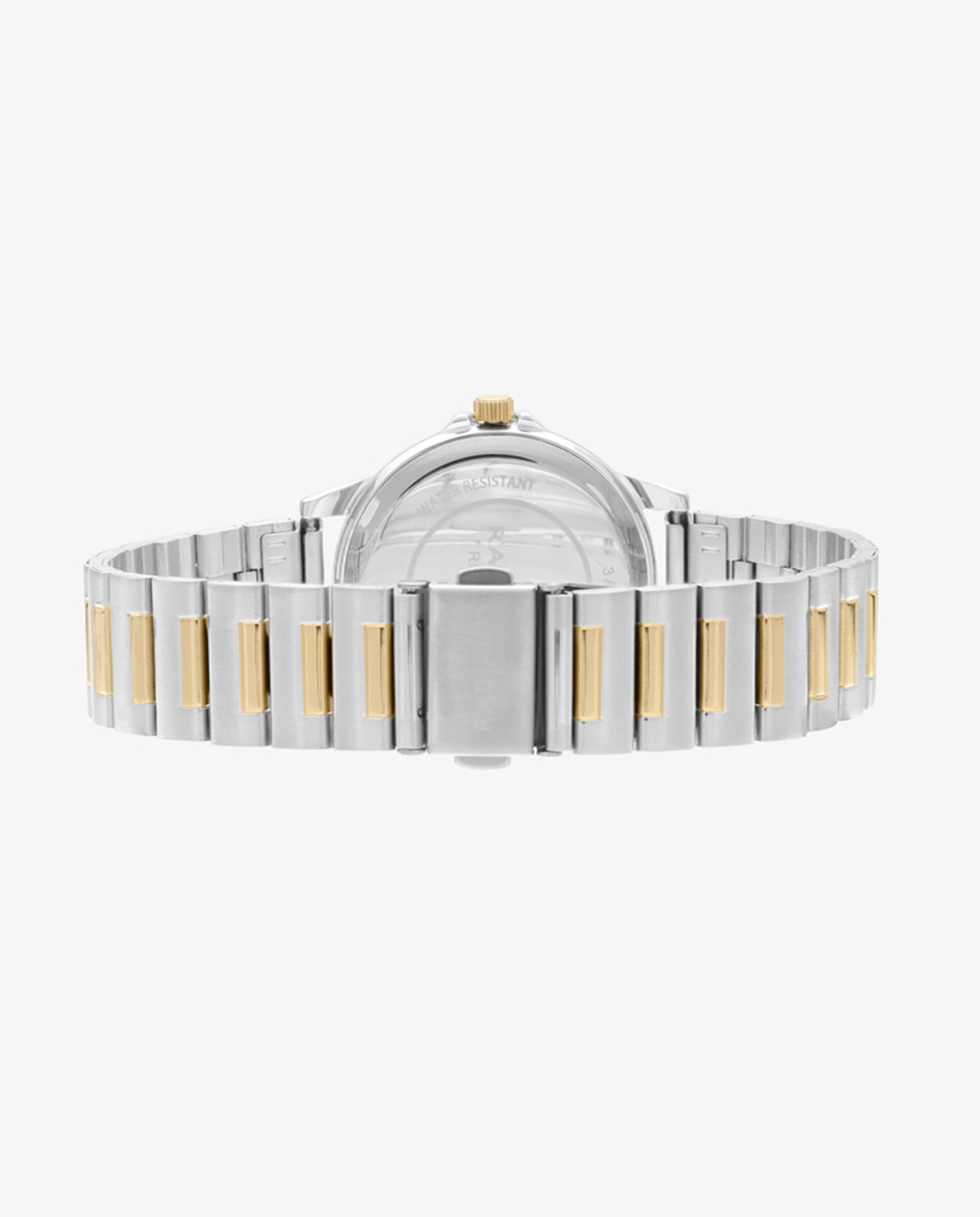 Relógio Analógico Ornella Ra663203 de Aço e Bracelete Bicolor Ouro Ouro / Prata-5