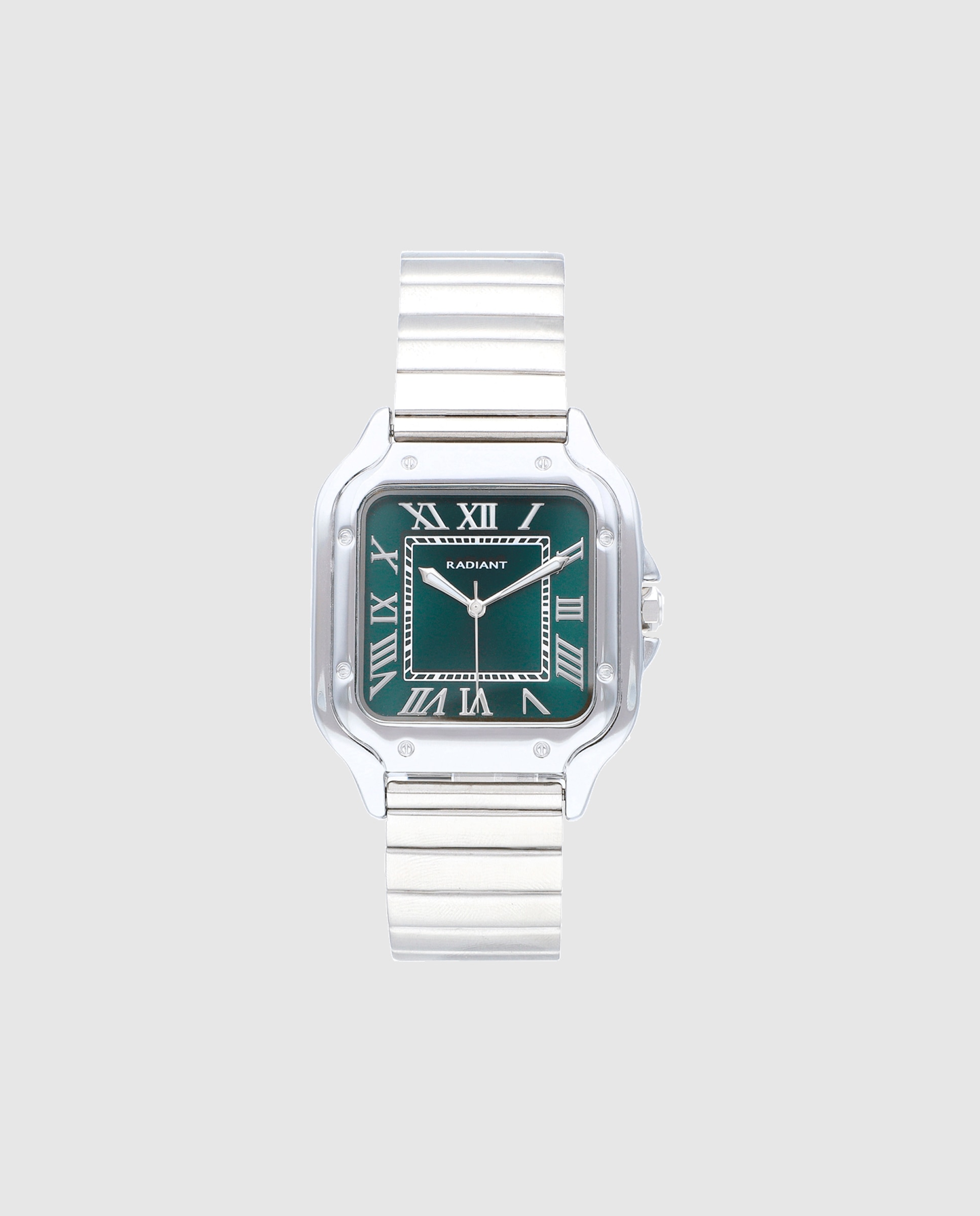 Relógio Chris Him Ra664201 de Aço e Bracelete Prateada/cinza Prata-1