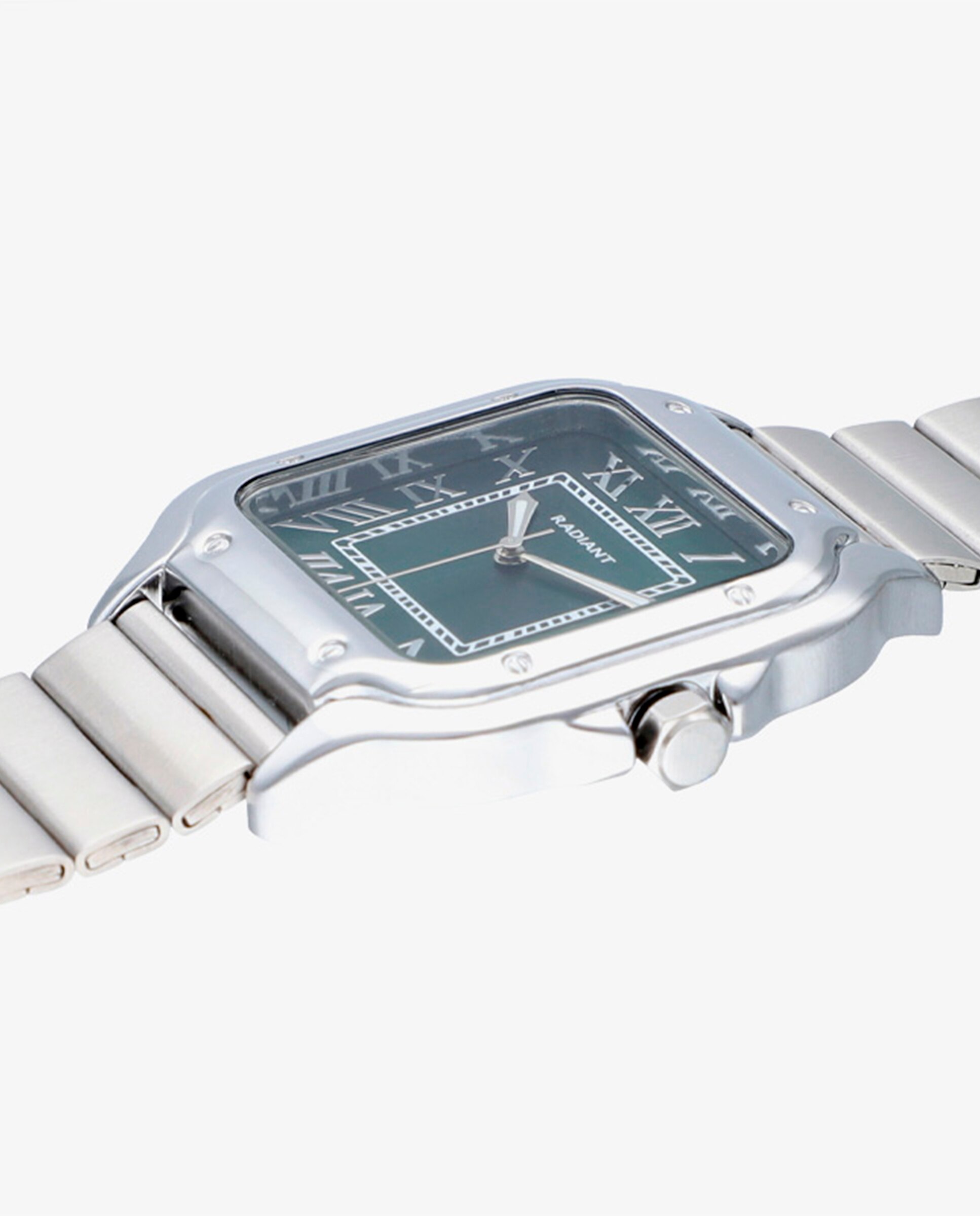 Relógio Chris Him Ra664201 de Aço e Bracelete Prateada/cinza Prata-3