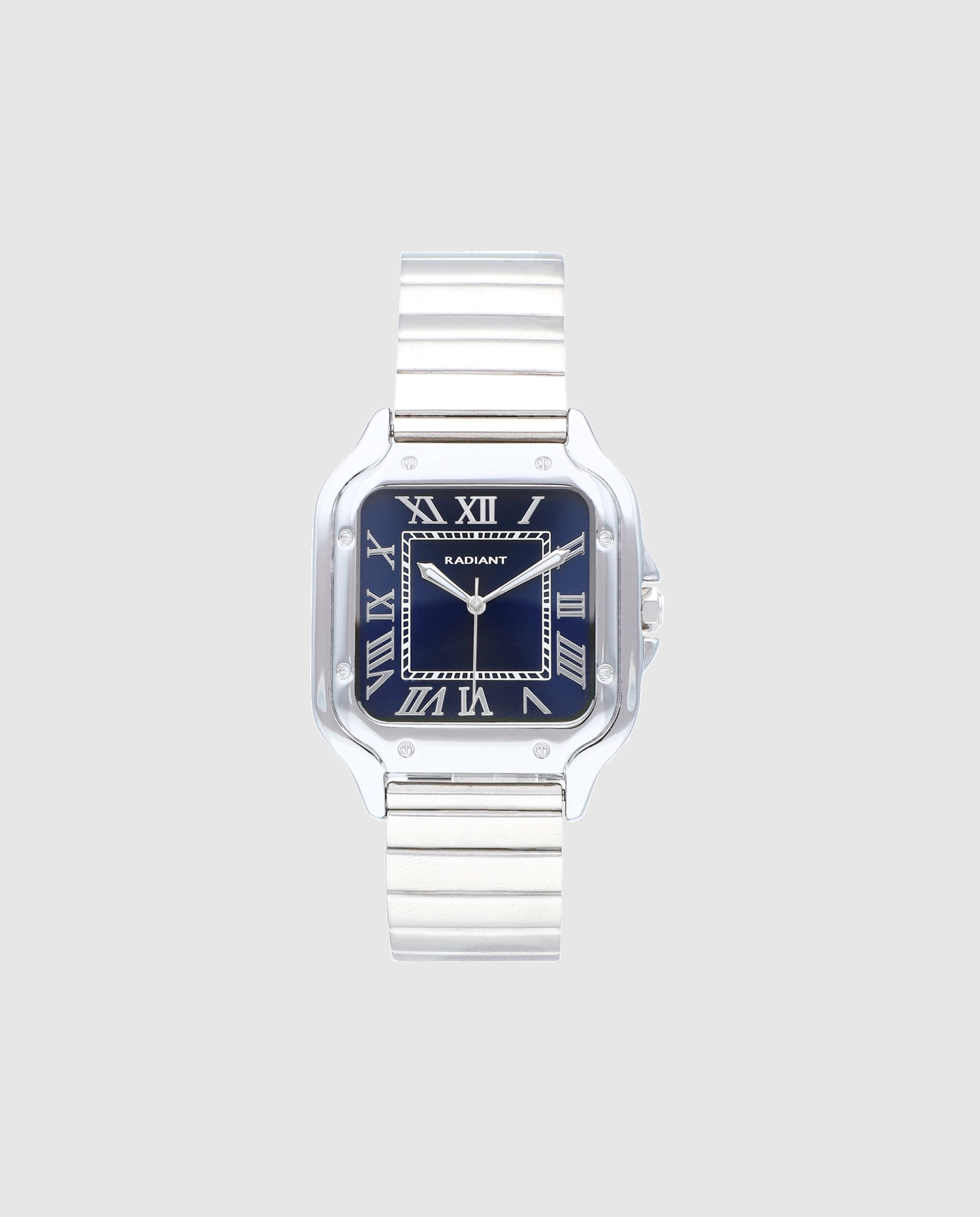 Relógio Chris Him Ra664202 de Aço e Bracelete Prateada/cinza Prata-1