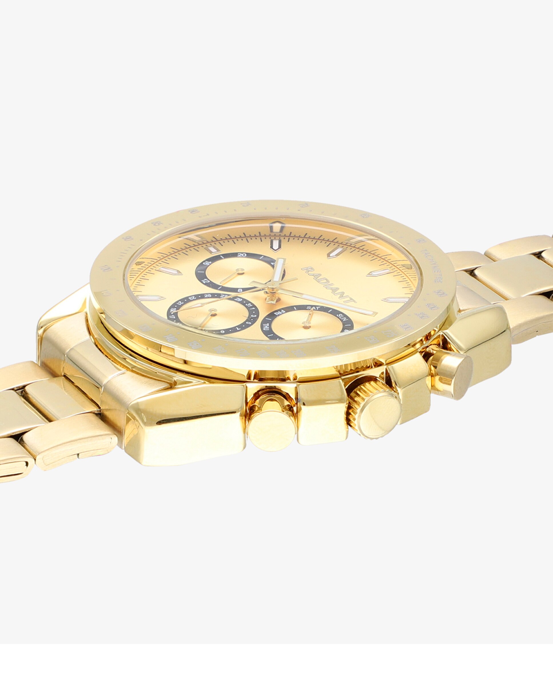 Relógio Marlon Ra668703 de Aço e Bracelete Dourada Ouro-3