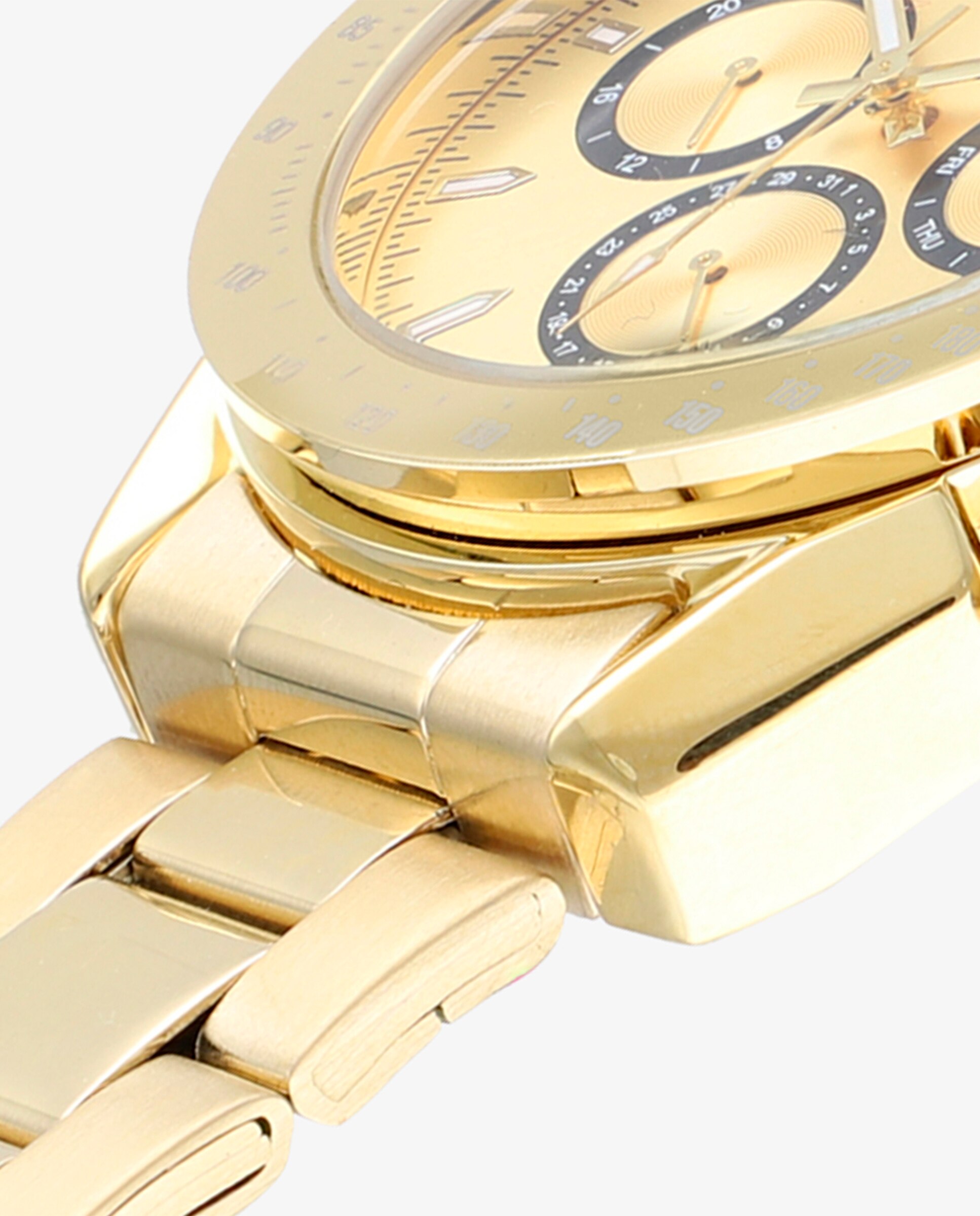 Relógio Marlon Ra668703 de Aço e Bracelete Dourada Ouro-4