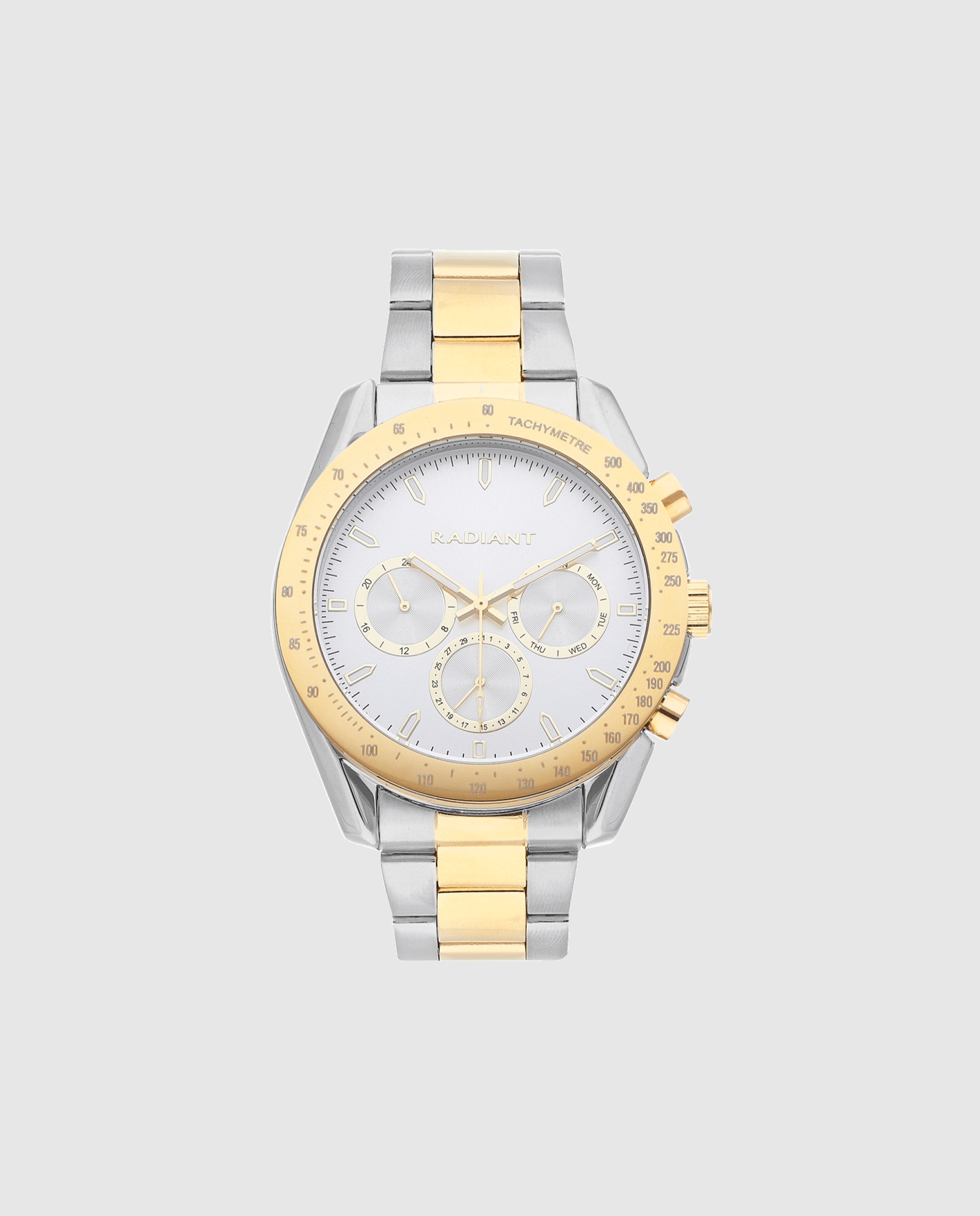Relógio Analógico Marlon Ra668705 de Aço e Bracelete Bicolor Ouro Ouro / Prata-1