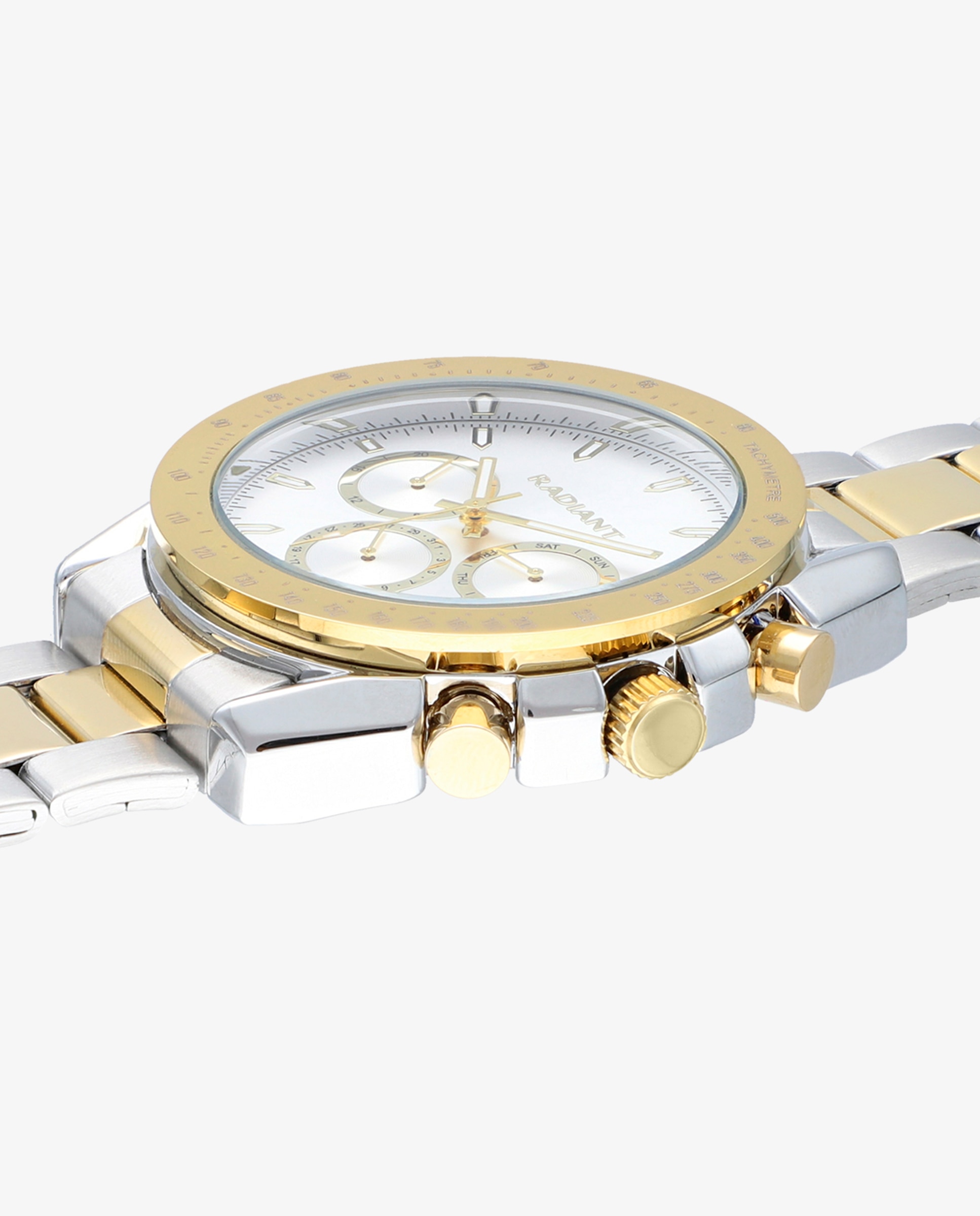 Relógio Analógico Marlon Ra668705 de Aço e Bracelete Bicolor Ouro Ouro / Prata-3