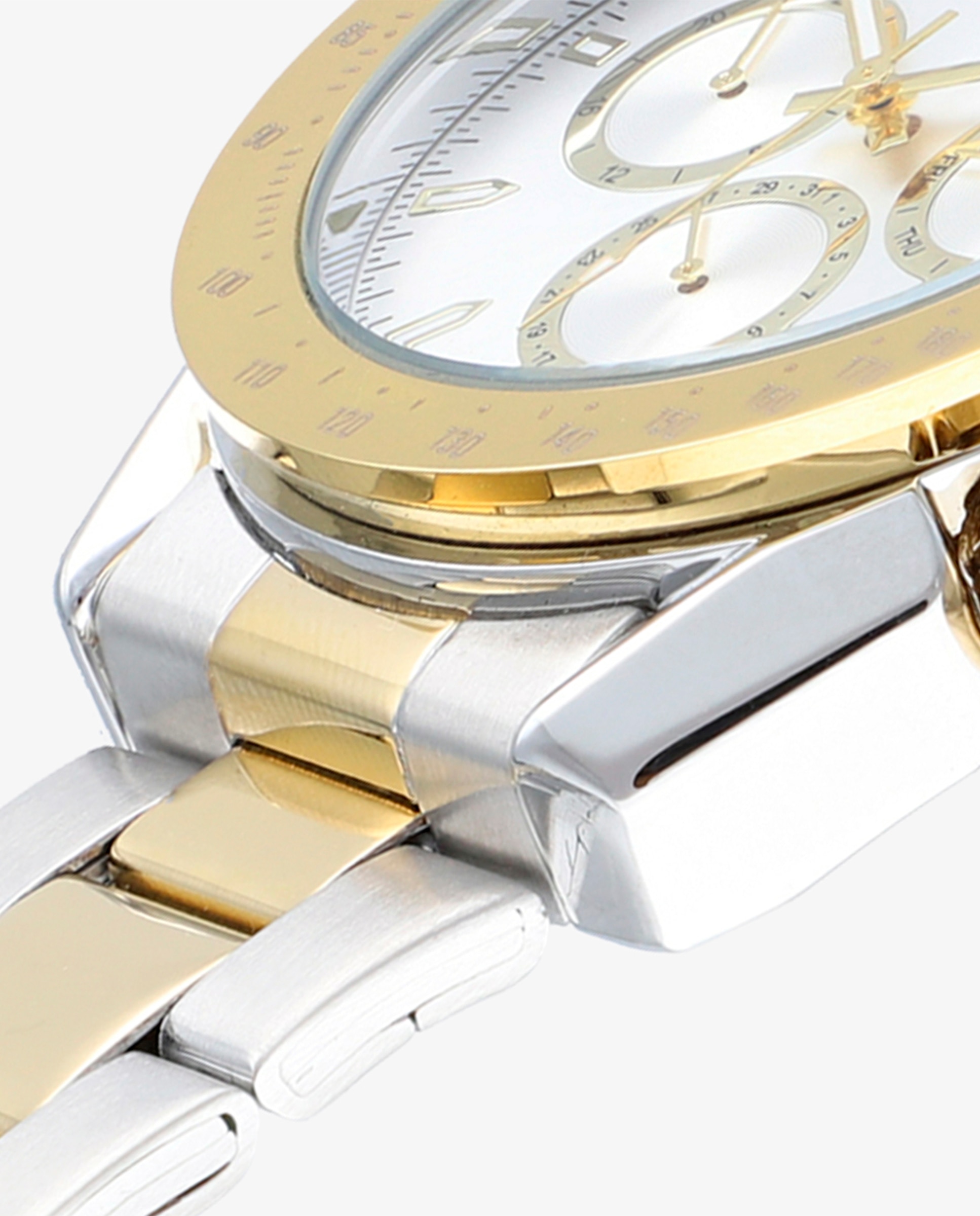 Relógio Analógico Marlon Ra668705 de Aço e Bracelete Bicolor Ouro Ouro / Prata-4