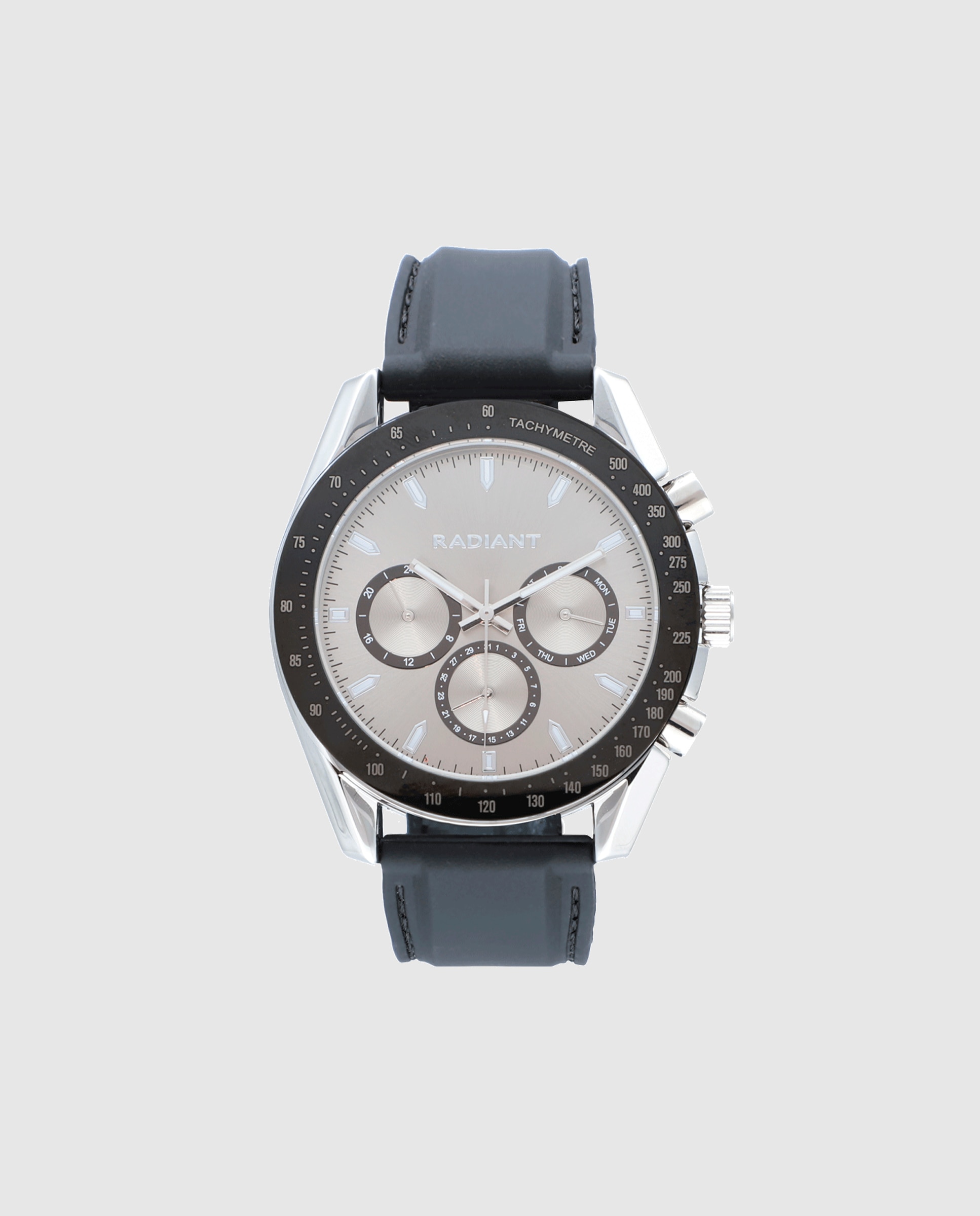 Relógio Marlon Ra668707 de Silicone e Correia em Preto Preto-1