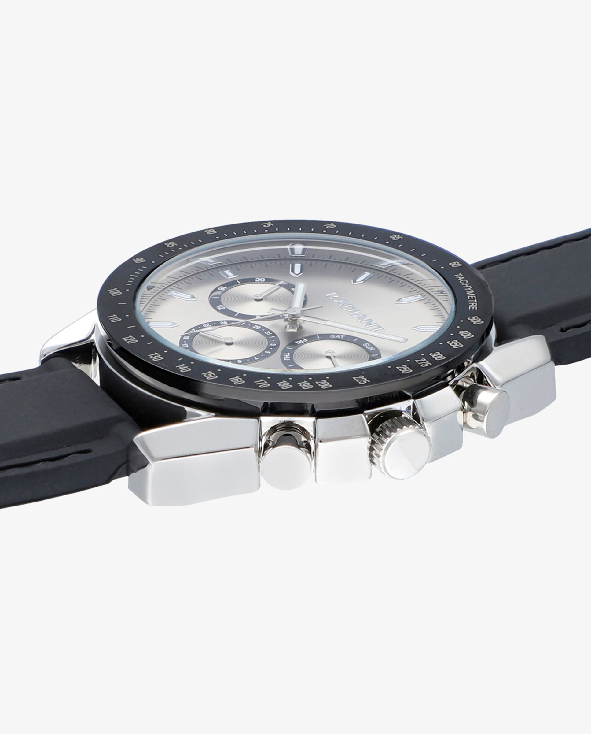 Relógio Marlon Ra668707 de Silicone e Correia em Preto Preto-3